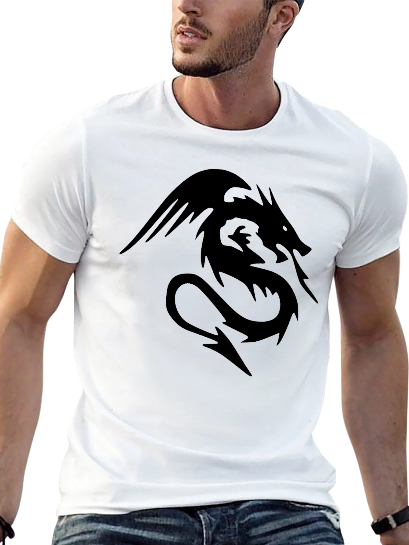 Dragon Graphic Black T-Shirt