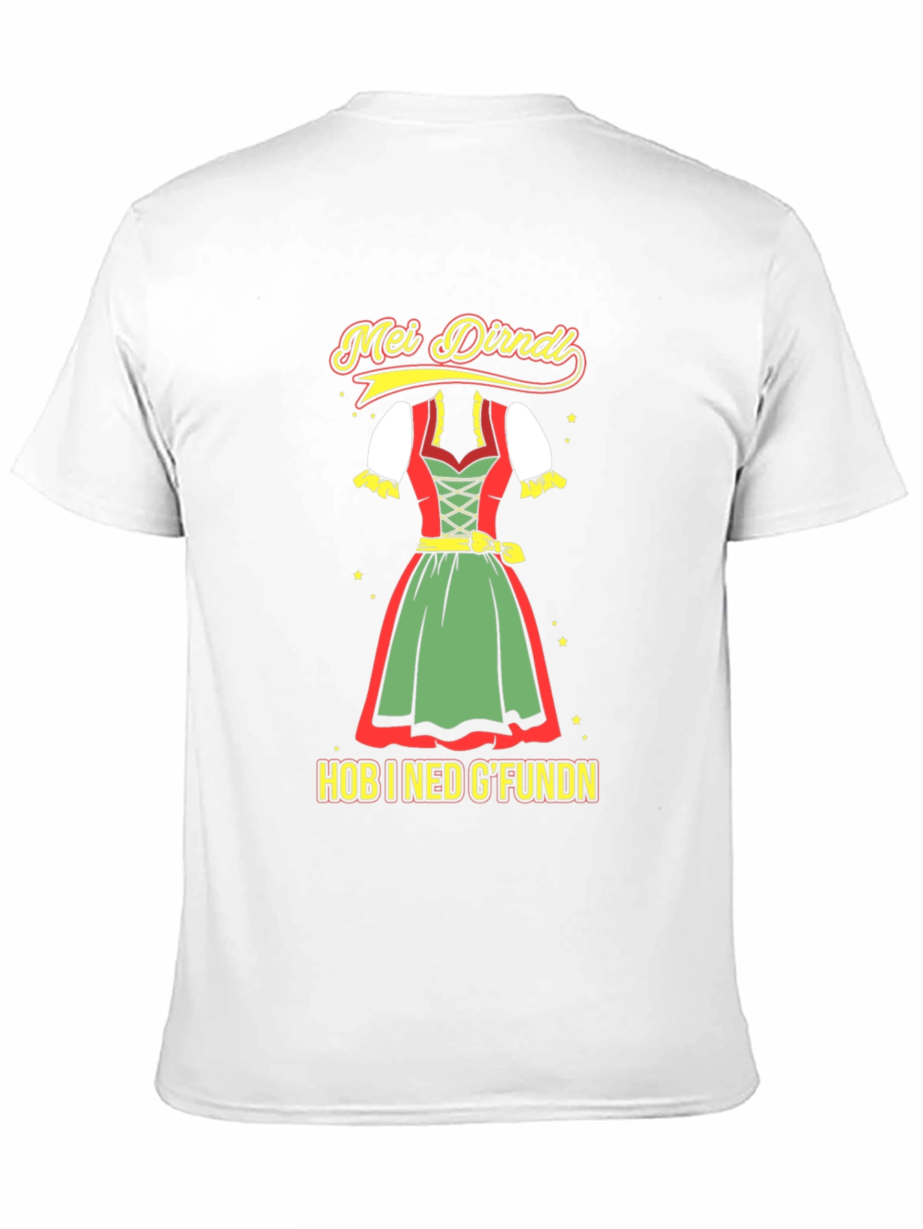 Oktoberfest Dirndl T-Shirt - Hob I Ned Gfundn