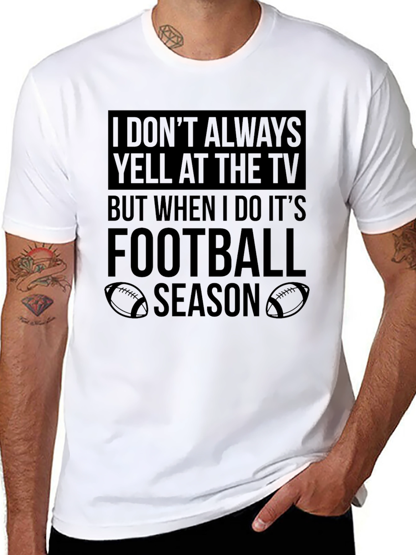 Football Season T-Shirt - Humorous Fan Apparel