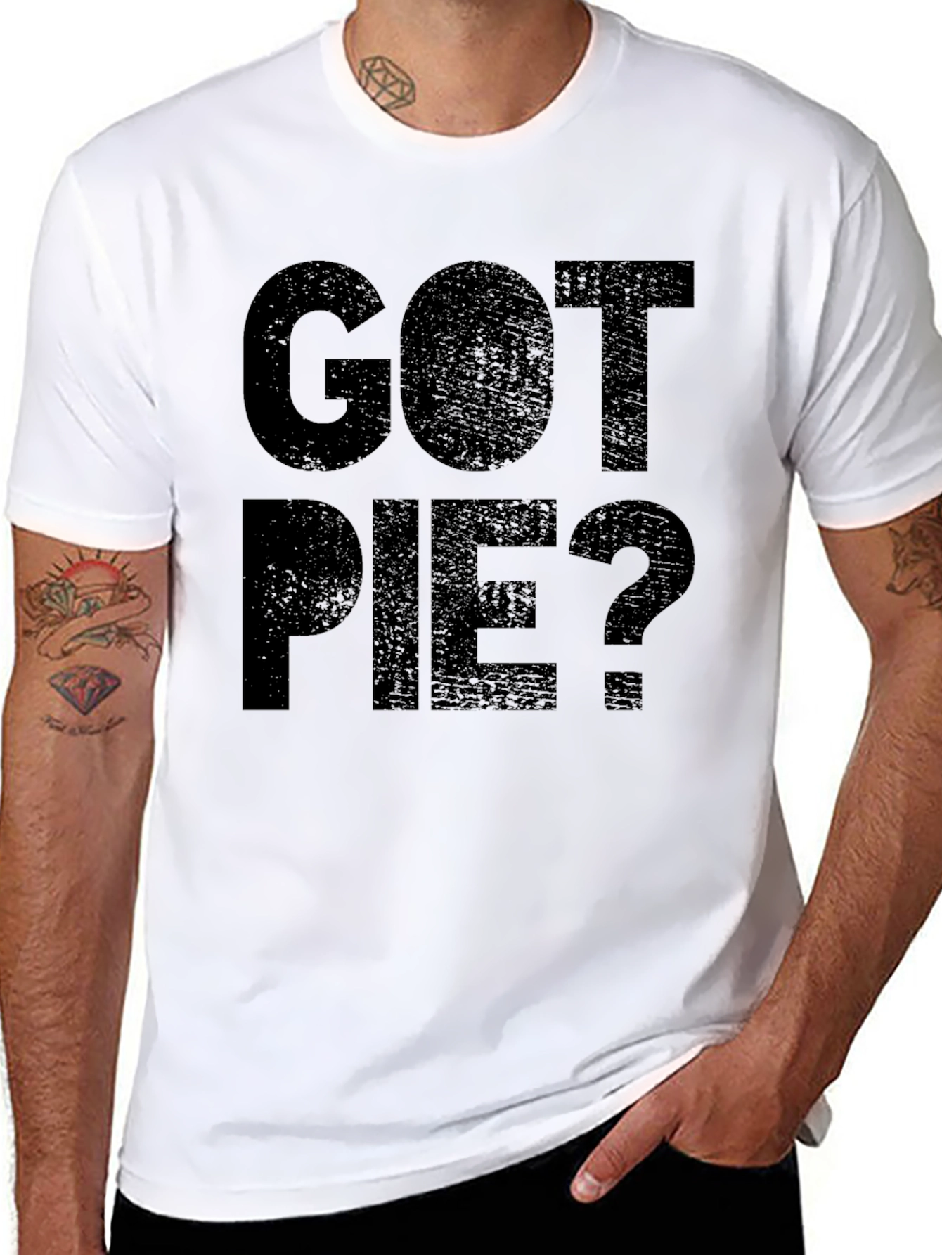 Got Pie? Funny Graphic Novelty T-Shirt