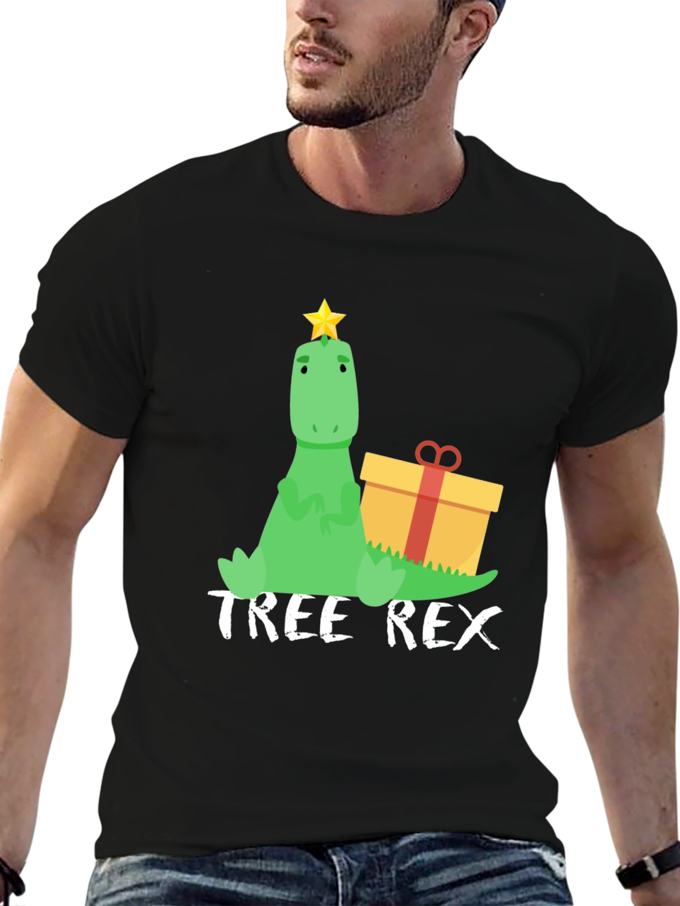 Tree Rex T-Shirt: Dino Christmas Tee