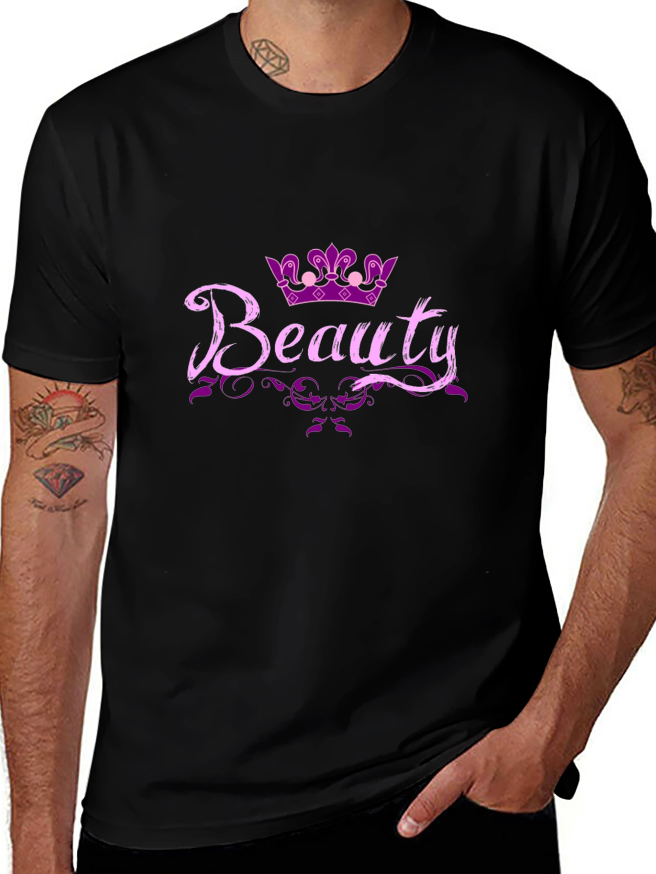Beauty Crown Graphic T-Shirt - Stylish Unisex Tee