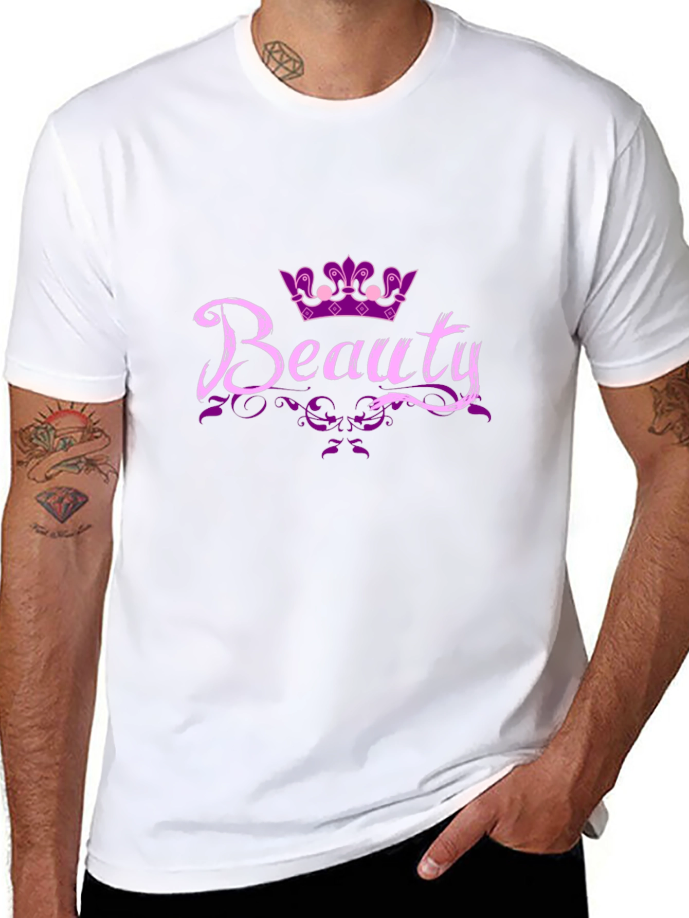 Beauty Crown Graphic T-Shirt - Stylish Unisex Tee