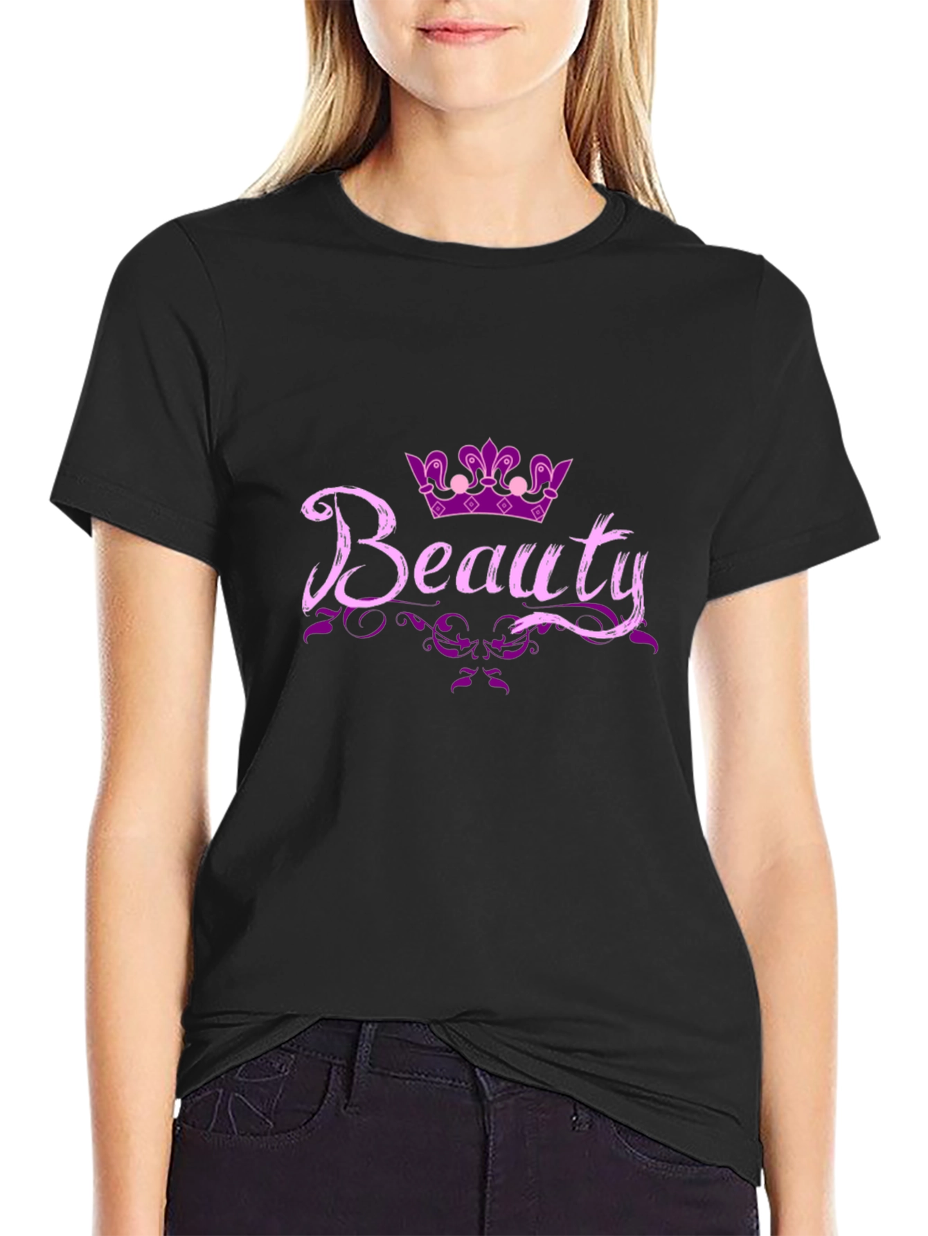 Beauty Crown Graphic T-Shirt - Stylish Unisex Tee