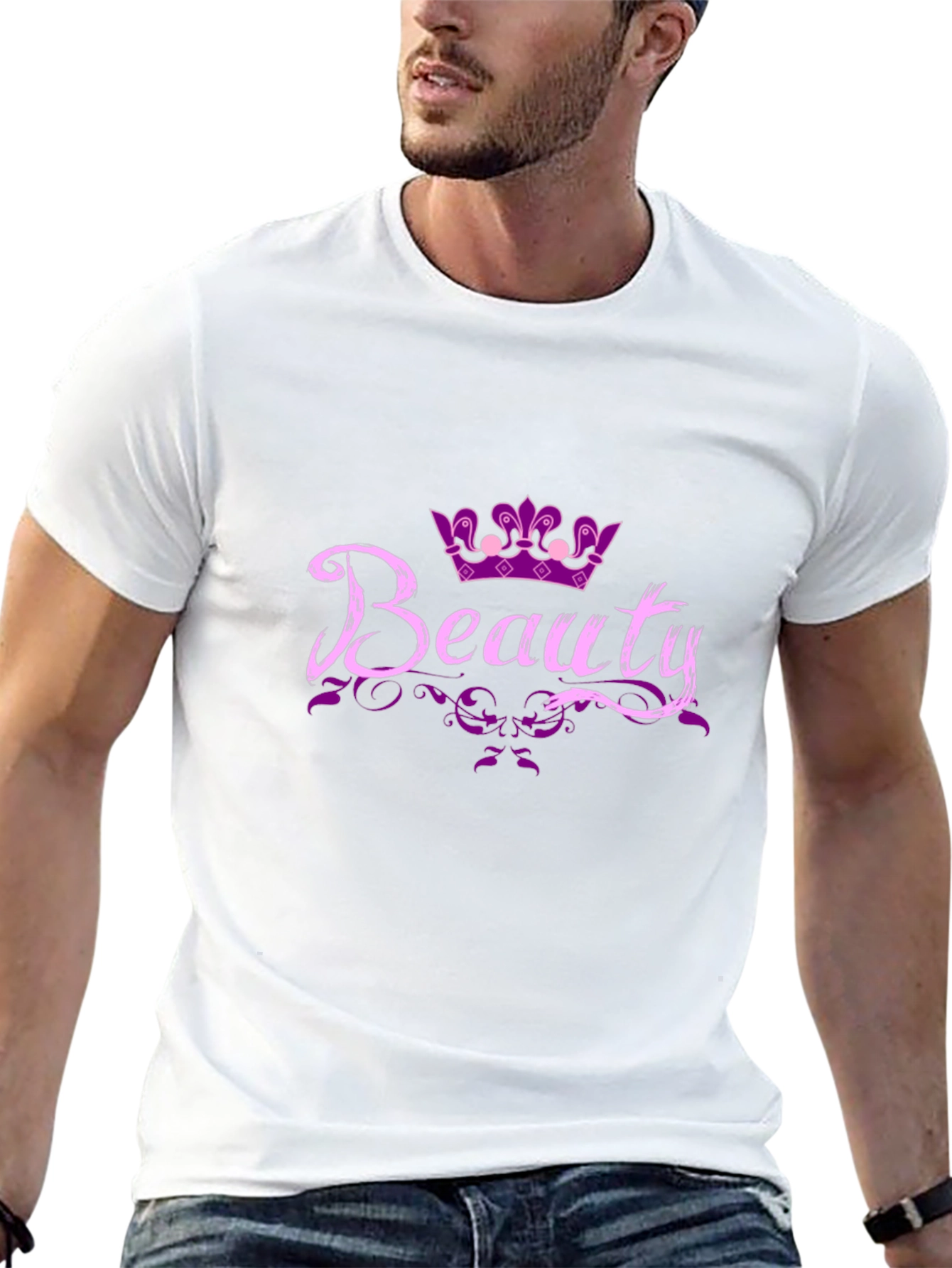 Beauty Crown Graphic T-Shirt - Stylish Unisex Tee