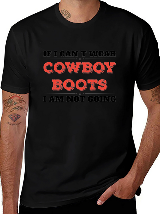 Cowboy Boots T-Shirt - Western Style Graphic Tee