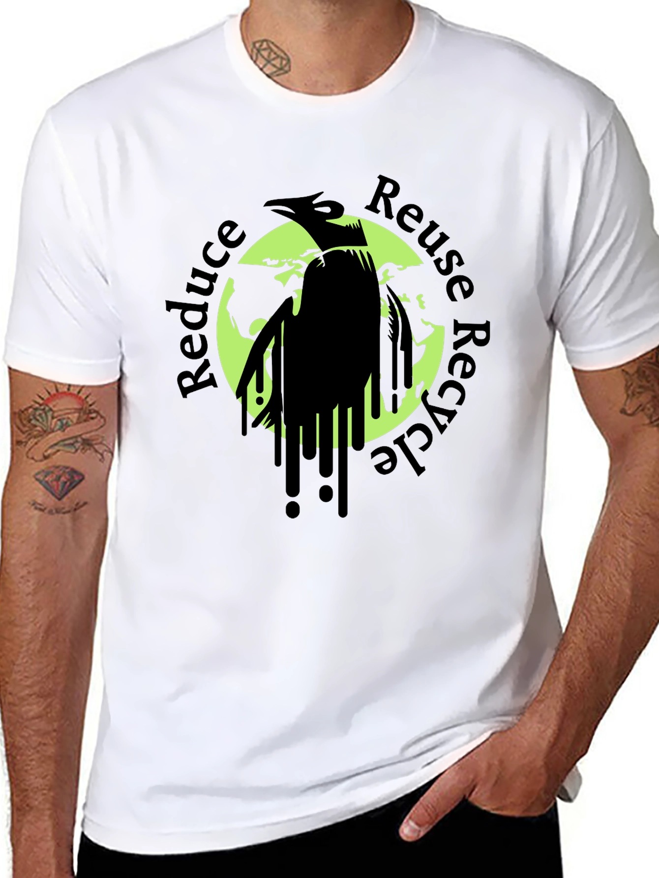 Recycle Graphic T-Shirt - Reduce Reuse Recycle