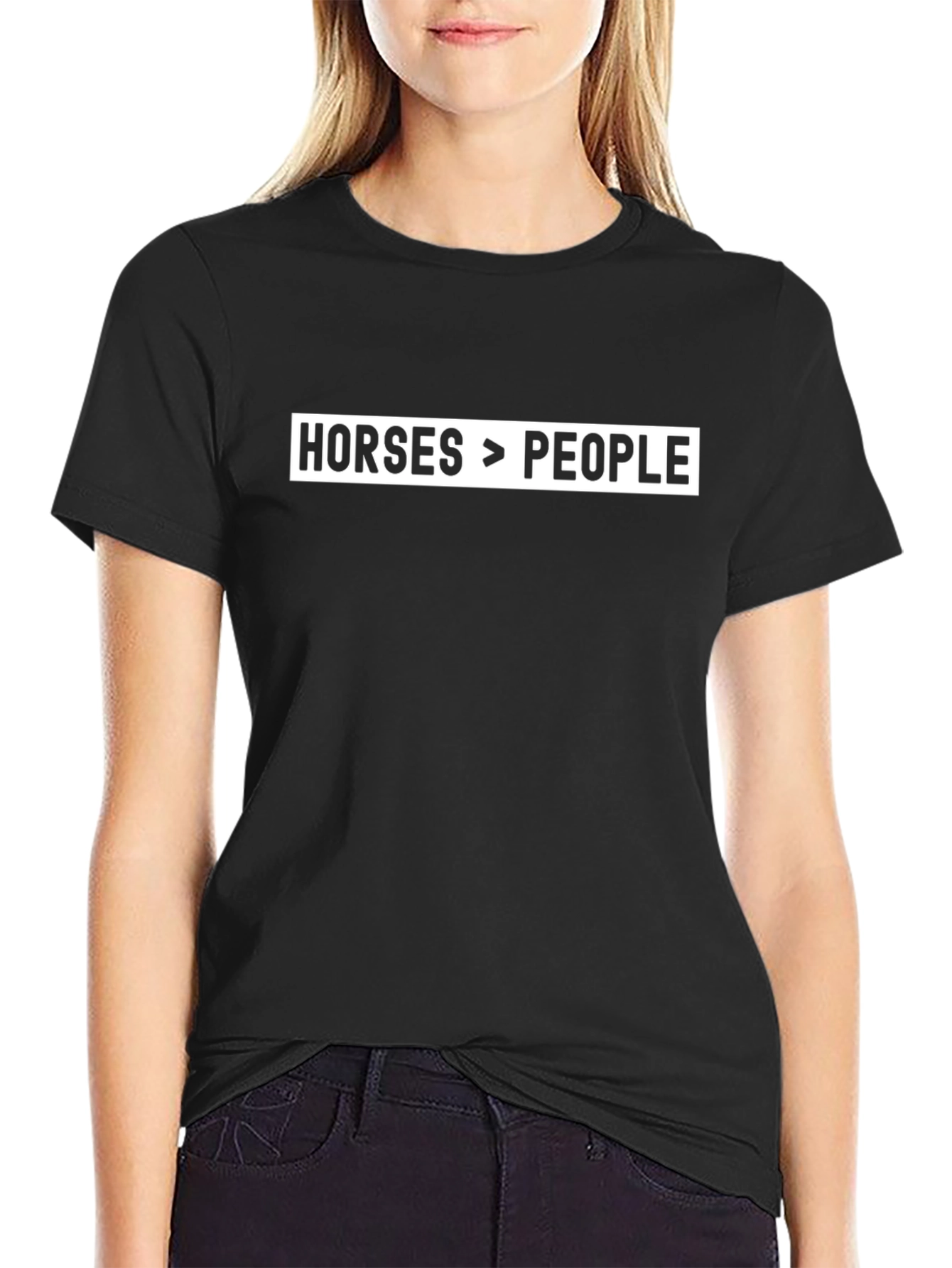 Horses > People Graphic T-Shirt