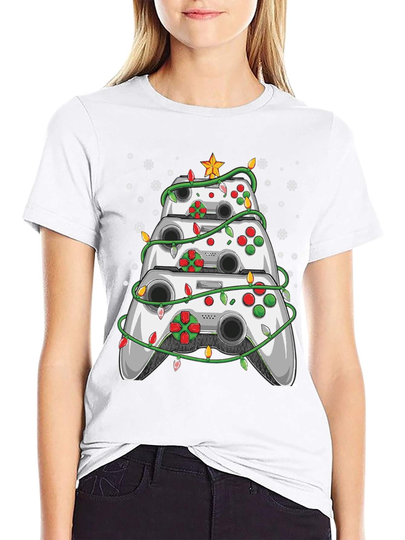 Gamer Christmas Tree T-Shirt - Holiday Fun