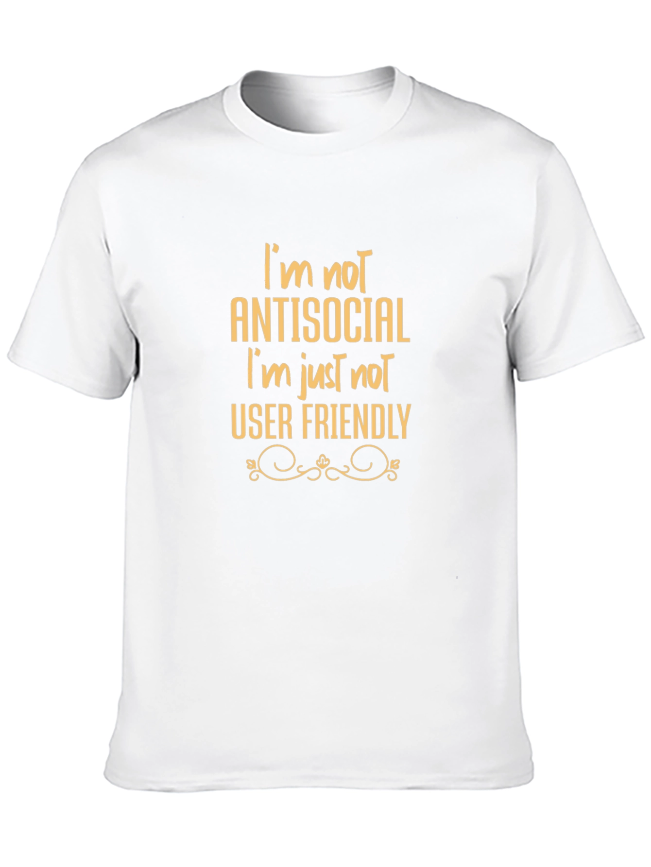 Anti-Social User Unfriendly Novelty T-Shirt