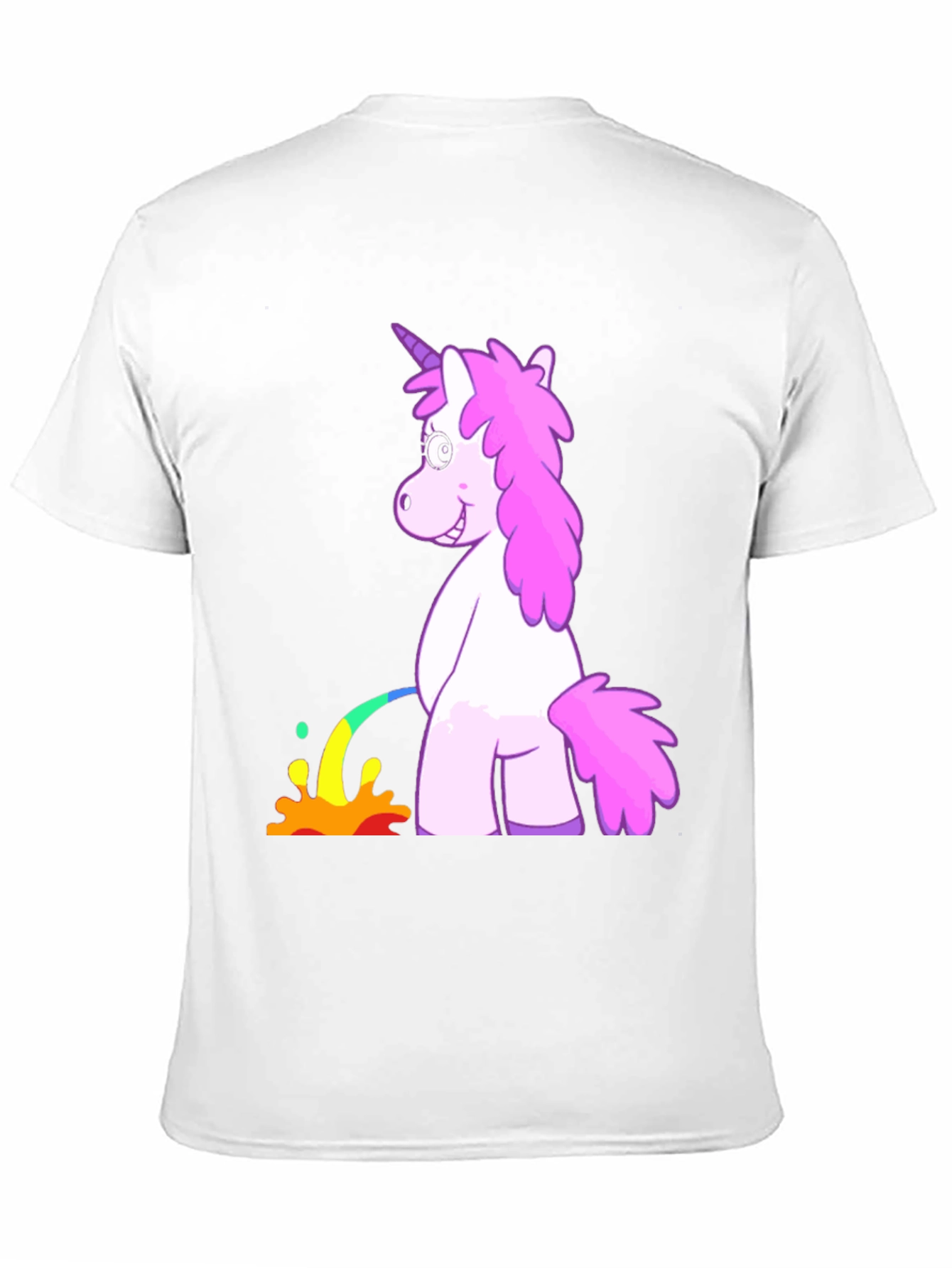 Unicorn Rainbow Pissing Graphic Tee