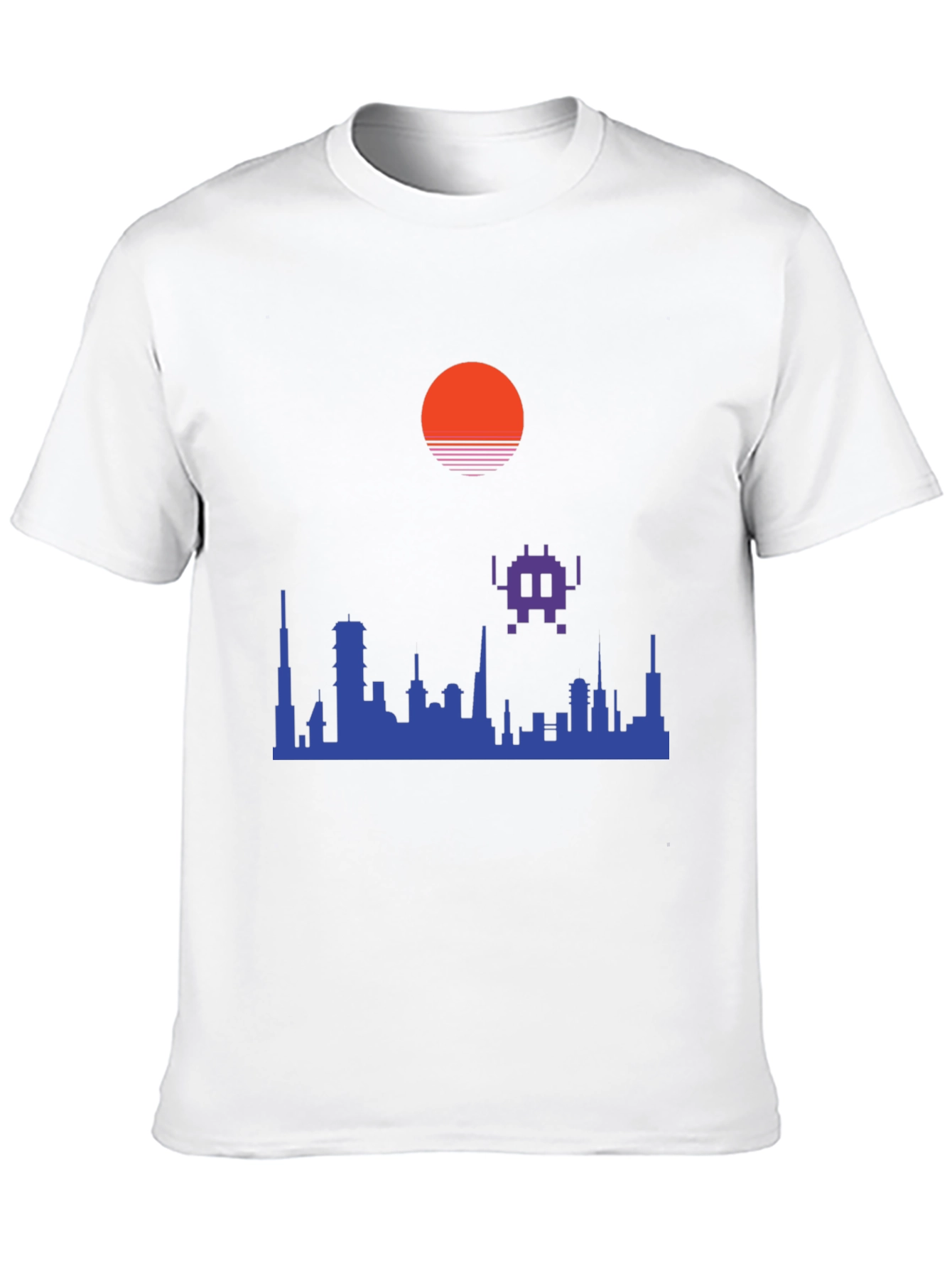 Retro Cityscape Graphic Tee