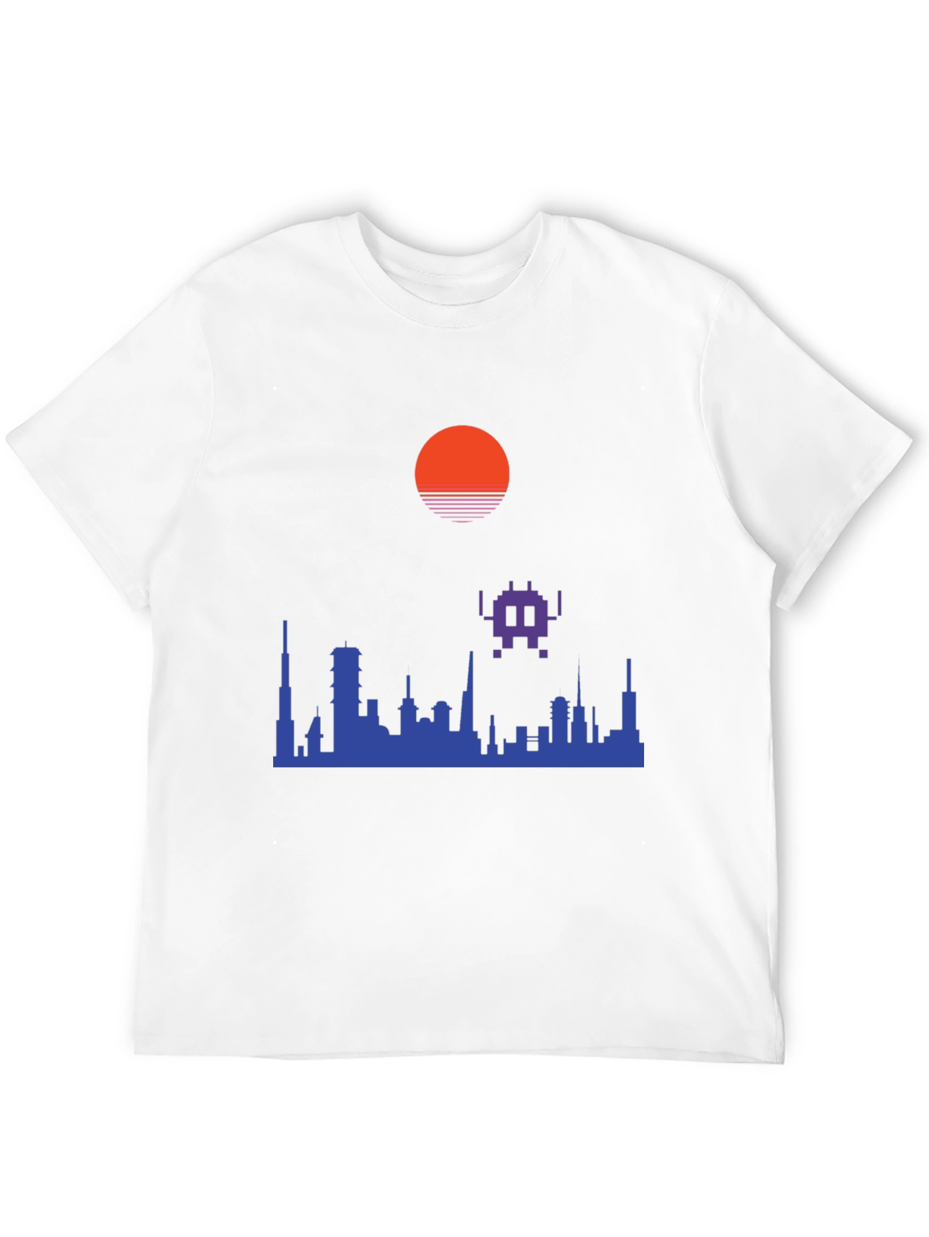 Retro Cityscape Graphic Tee