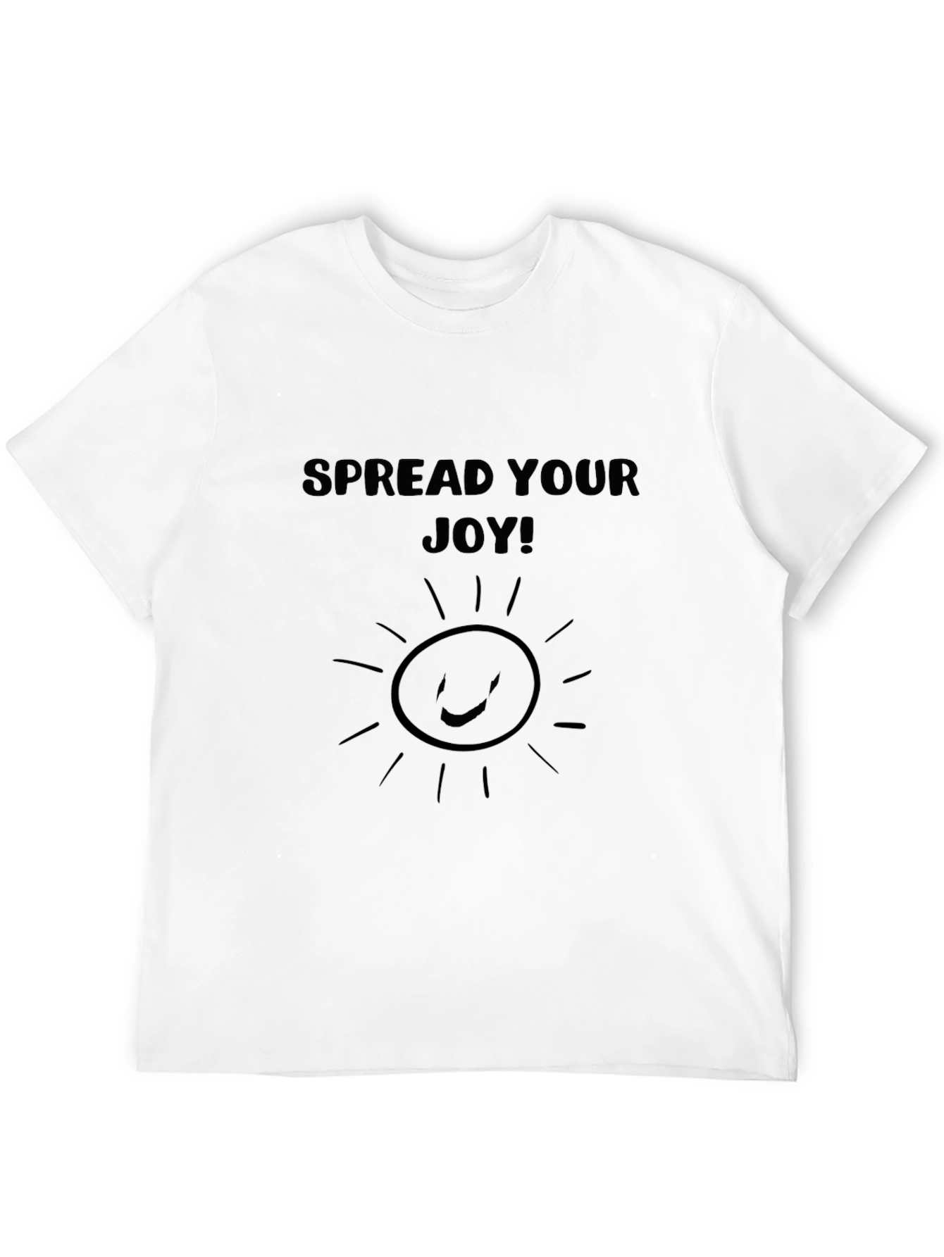 Spread Your Joy! Black Graphic Tee
