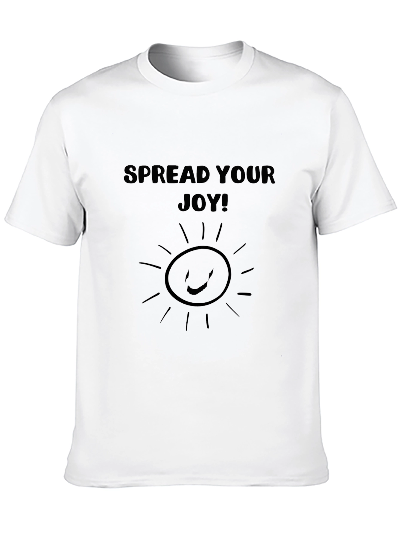 Spread Your Joy! Black Graphic Tee