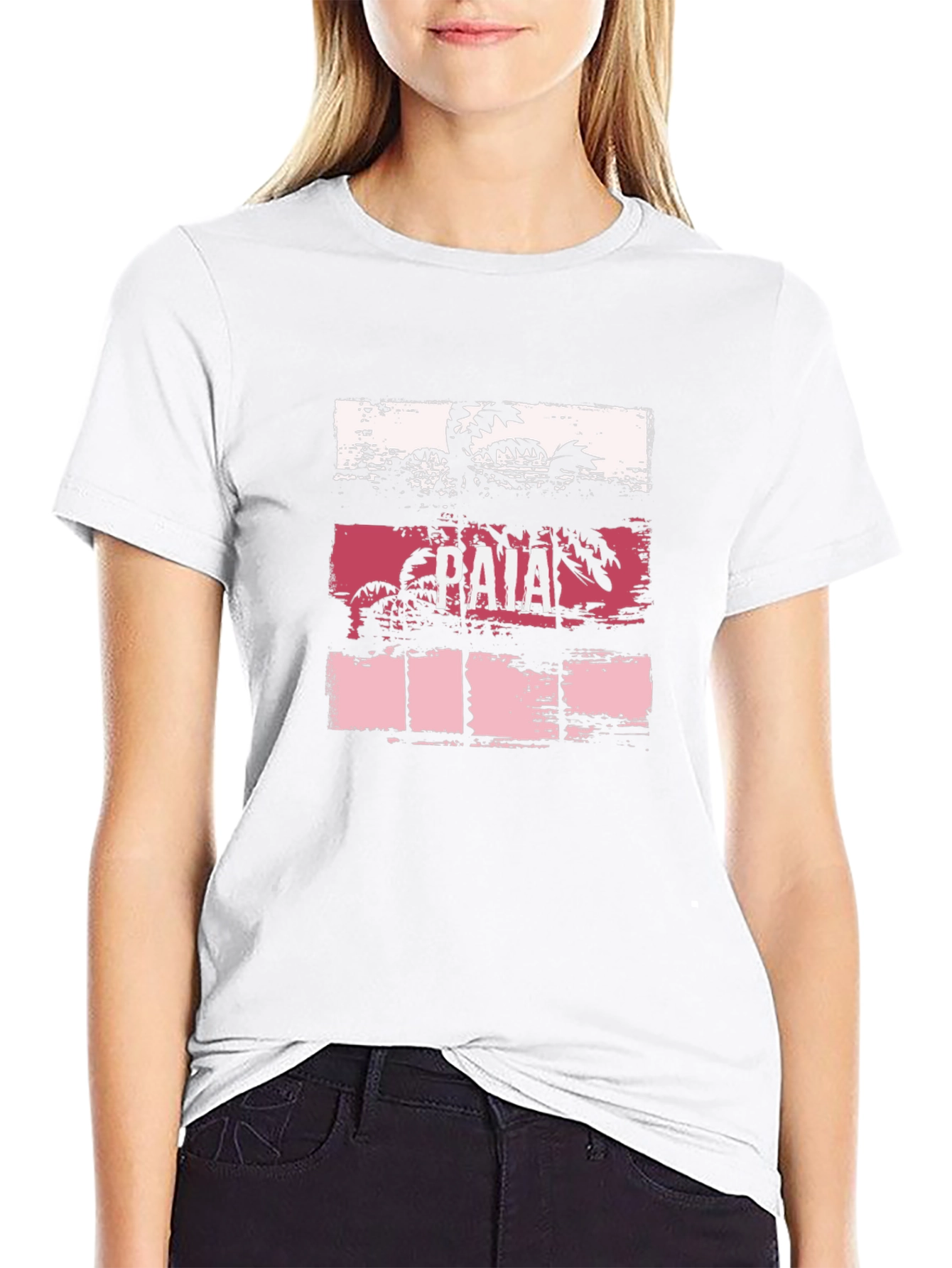 Paia Palm Tree Graphic Tee - Black
