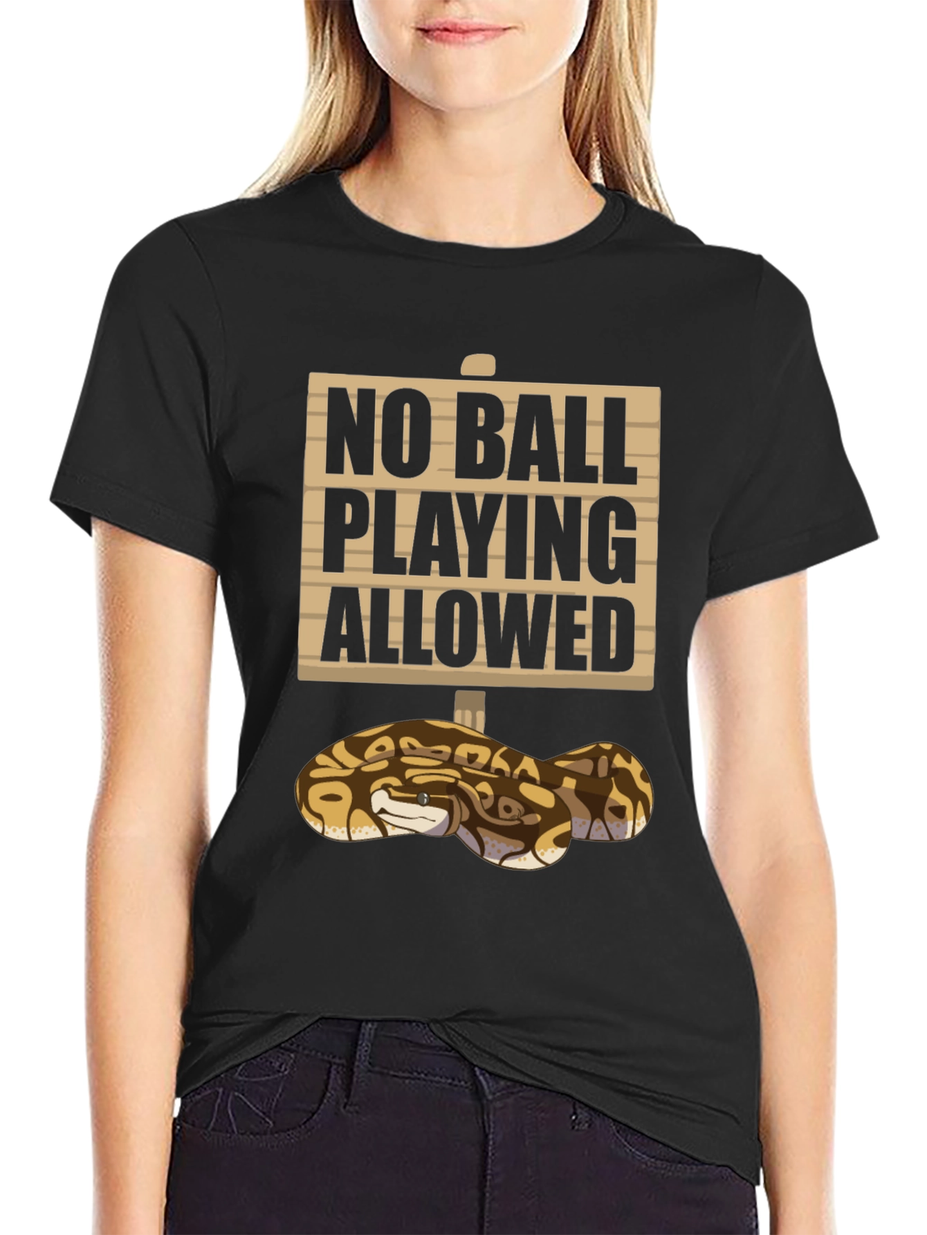No Ball Playing Snake T-Shirt