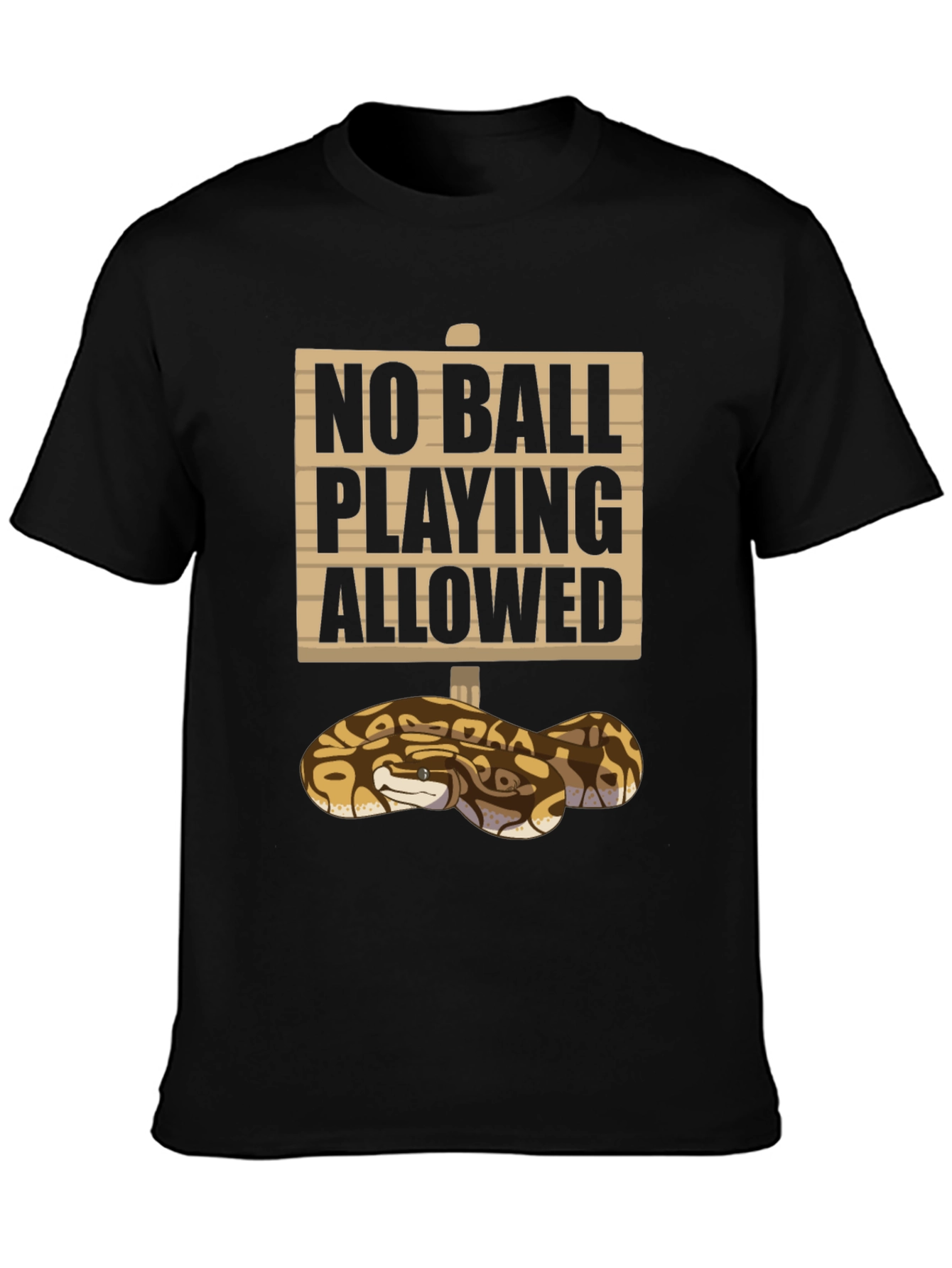 No Ball Playing Snake T-Shirt