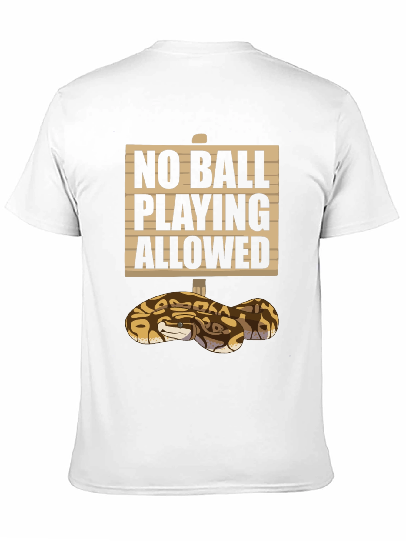 No Ball Playing Snake T-Shirt