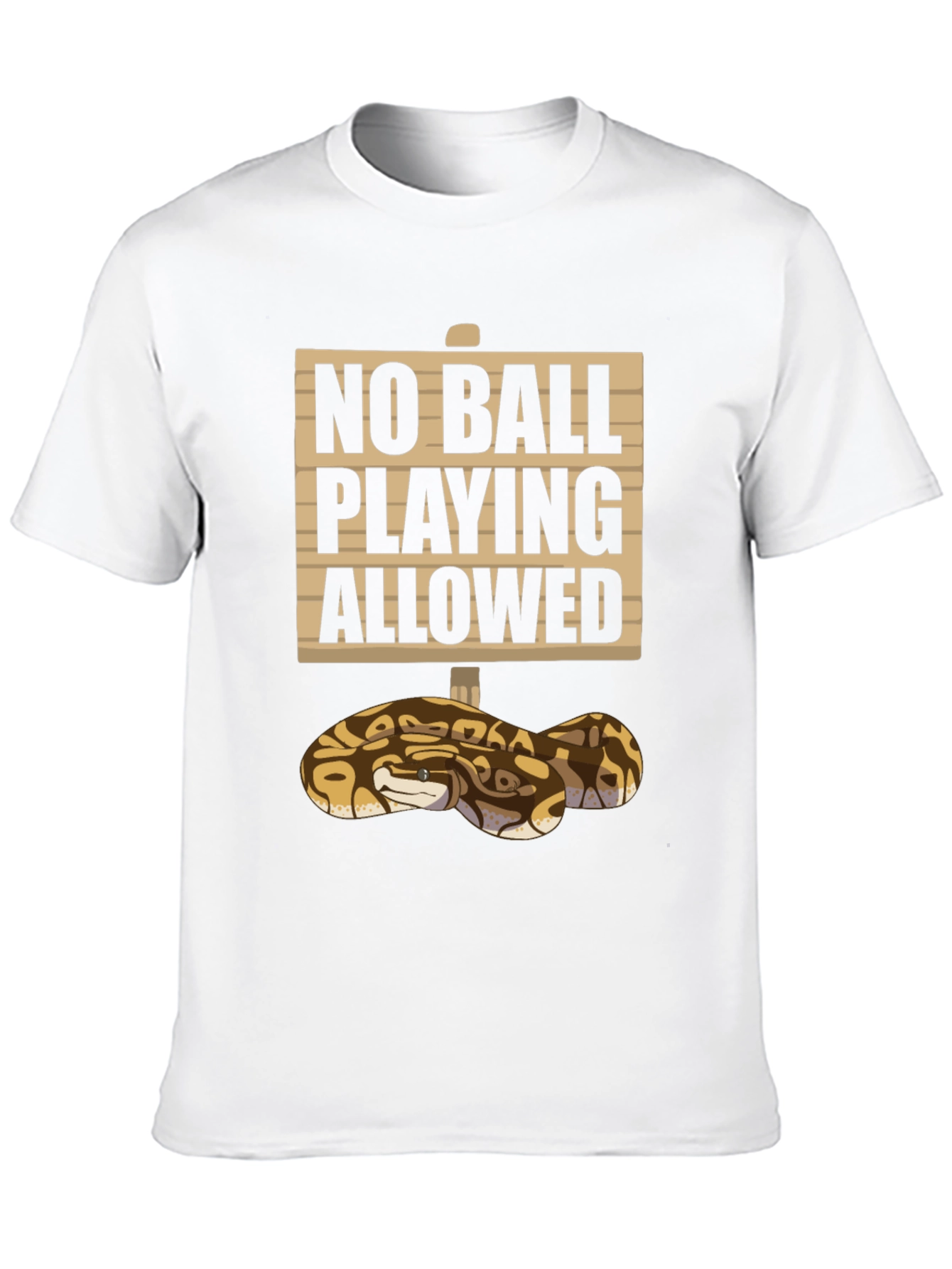 No Ball Playing Snake T-Shirt