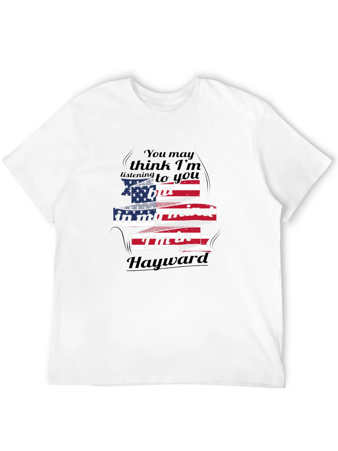 Hayward Mind T-Shirt Patriotic USA Flag