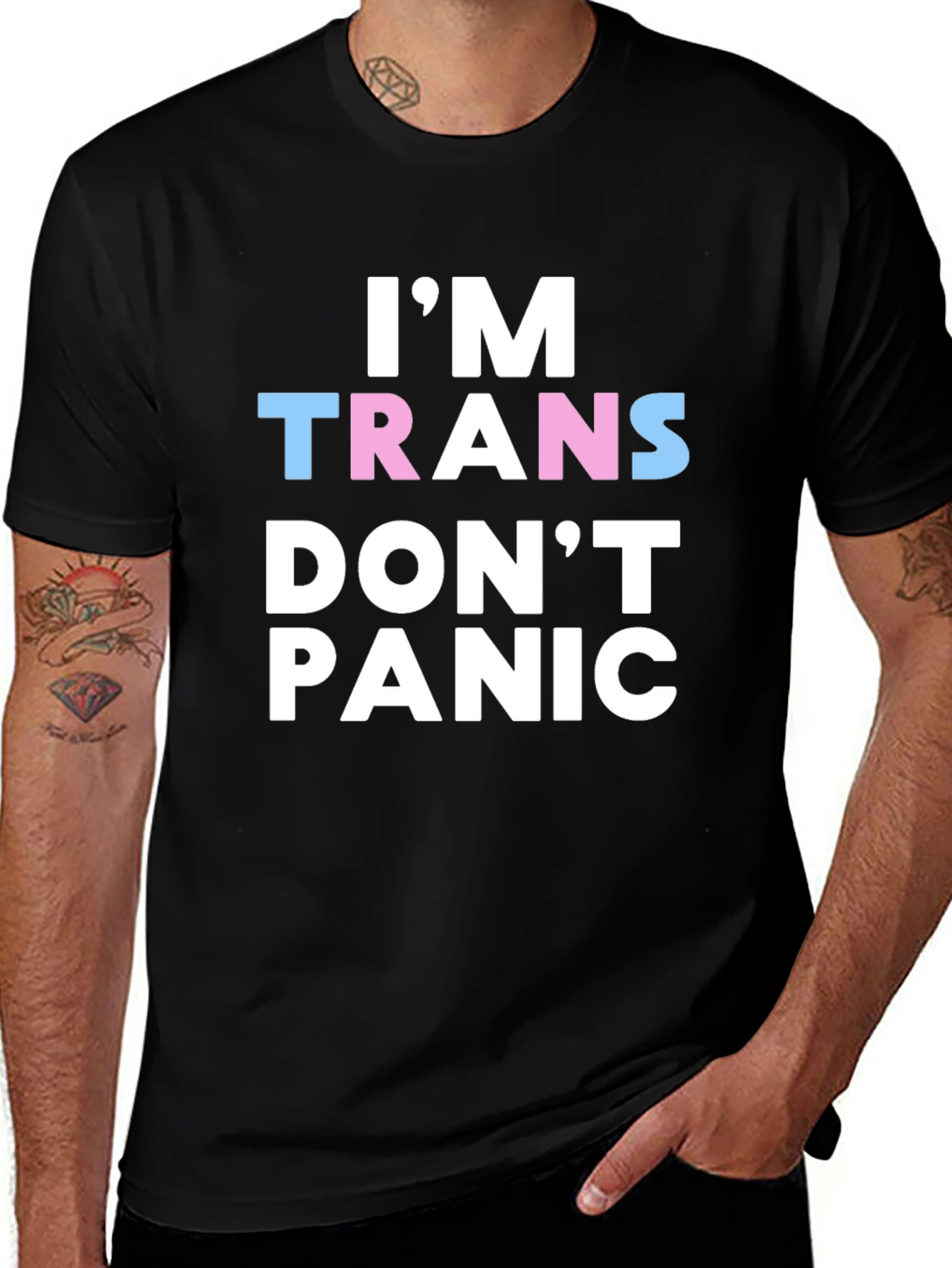 Im Trans Dont Panic T-Shirt