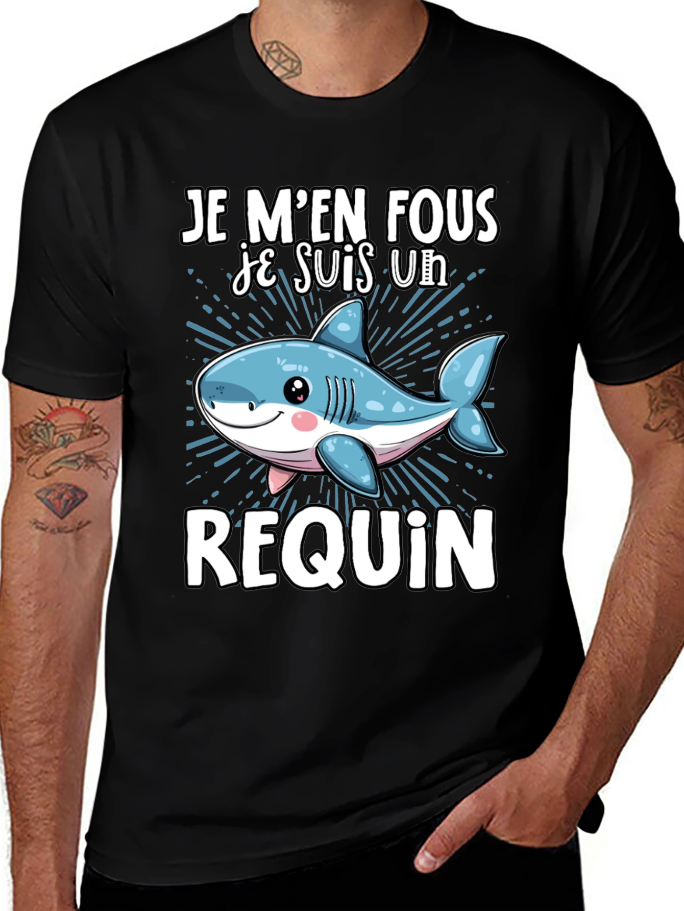 Je Men Fous Je Suis Un Requin T-Shirt