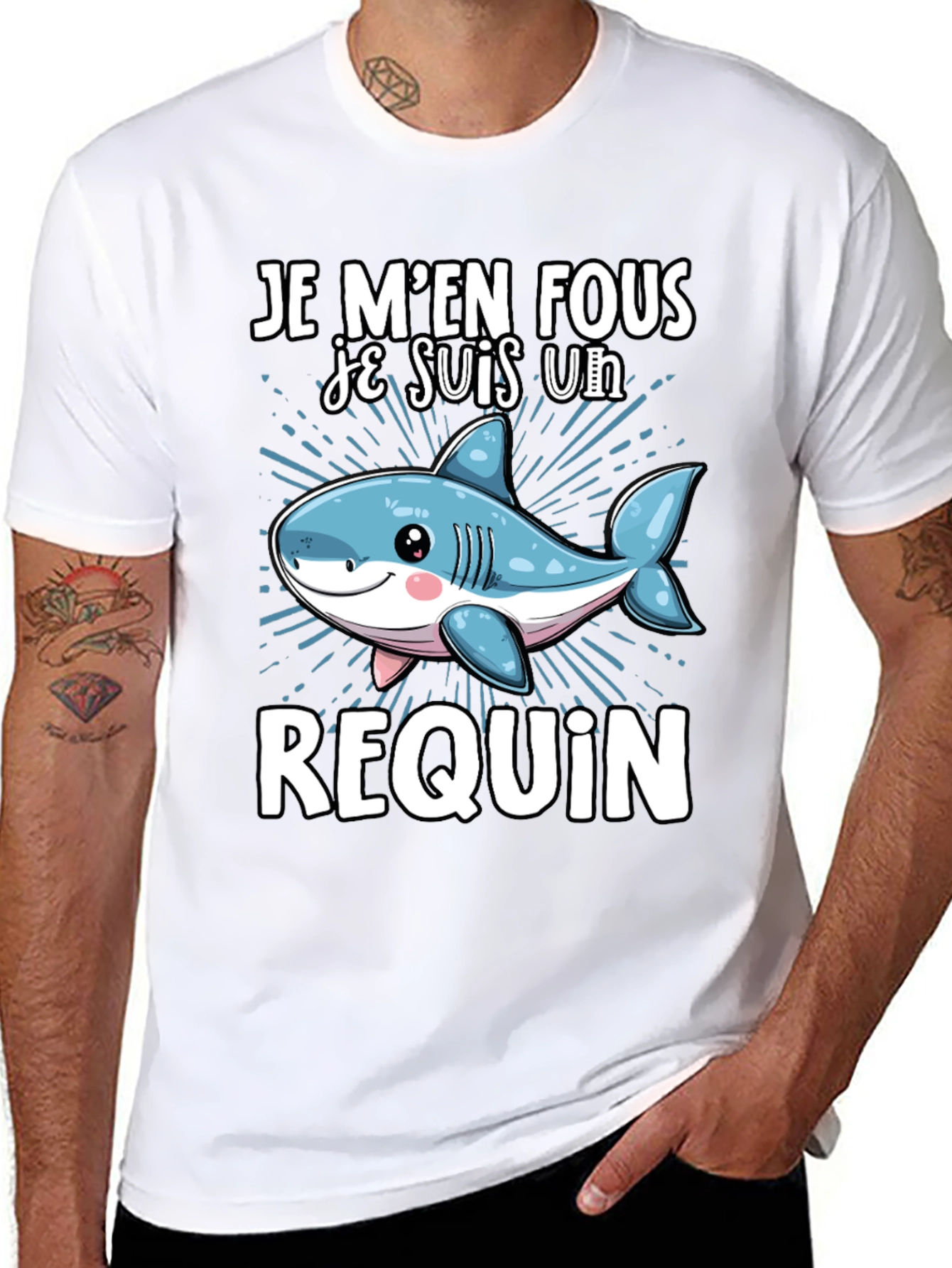 Je Men Fous Je Suis Un Requin T-Shirt