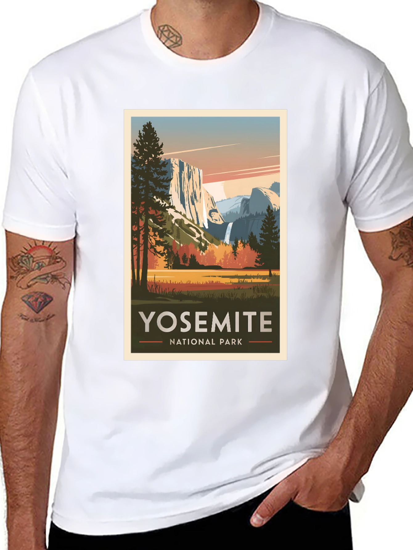 Yosemite National Park Graphic T-Shirt