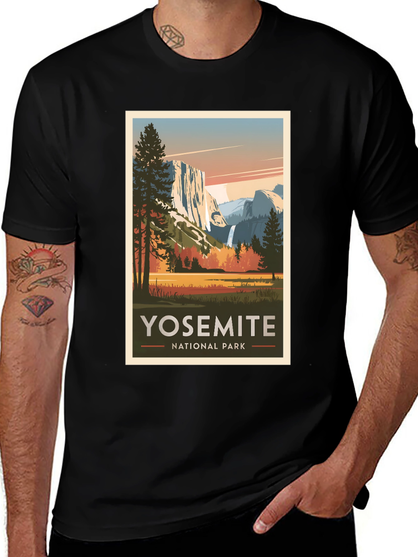 Yosemite National Park Graphic T-Shirt