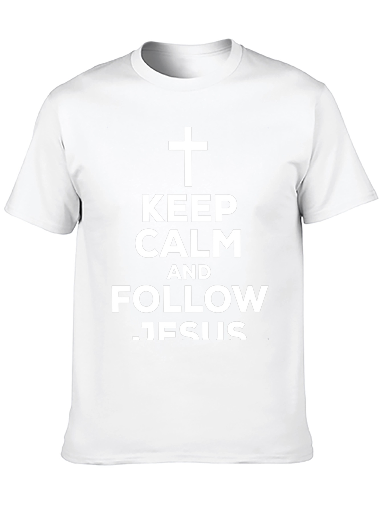 Keep Calm and Follow Jesus T-Shirt Christian Tee