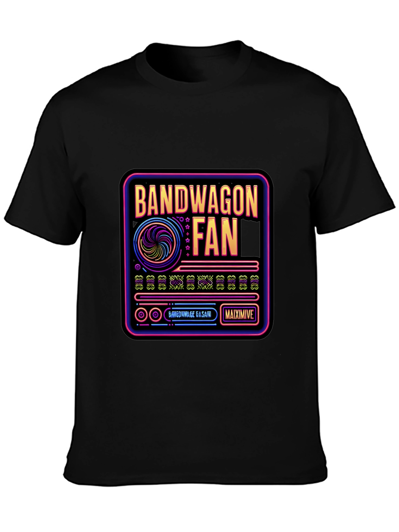 Bandwagon Fan Graphic Tee - Retro Style