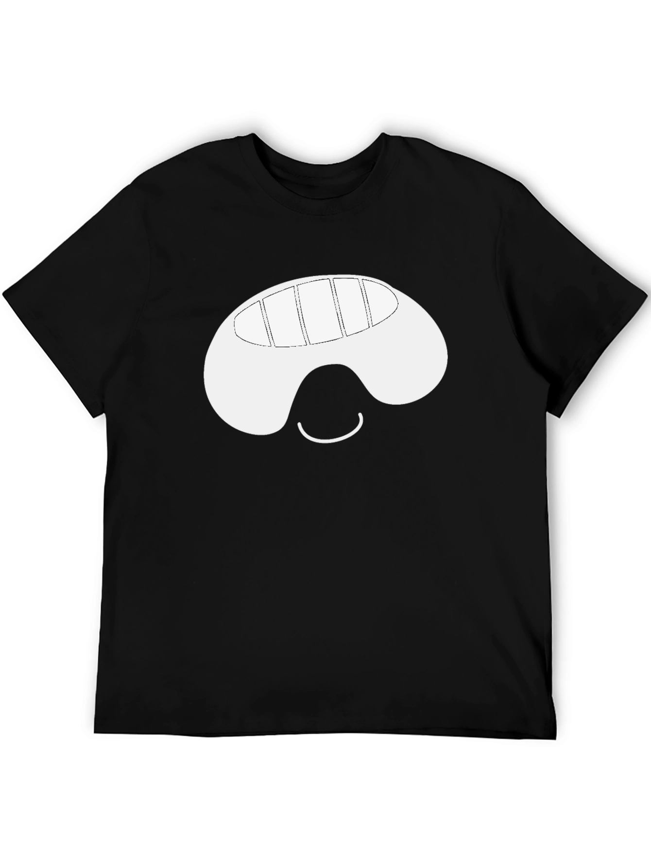 Funny Face Graphic Black T-Shirt