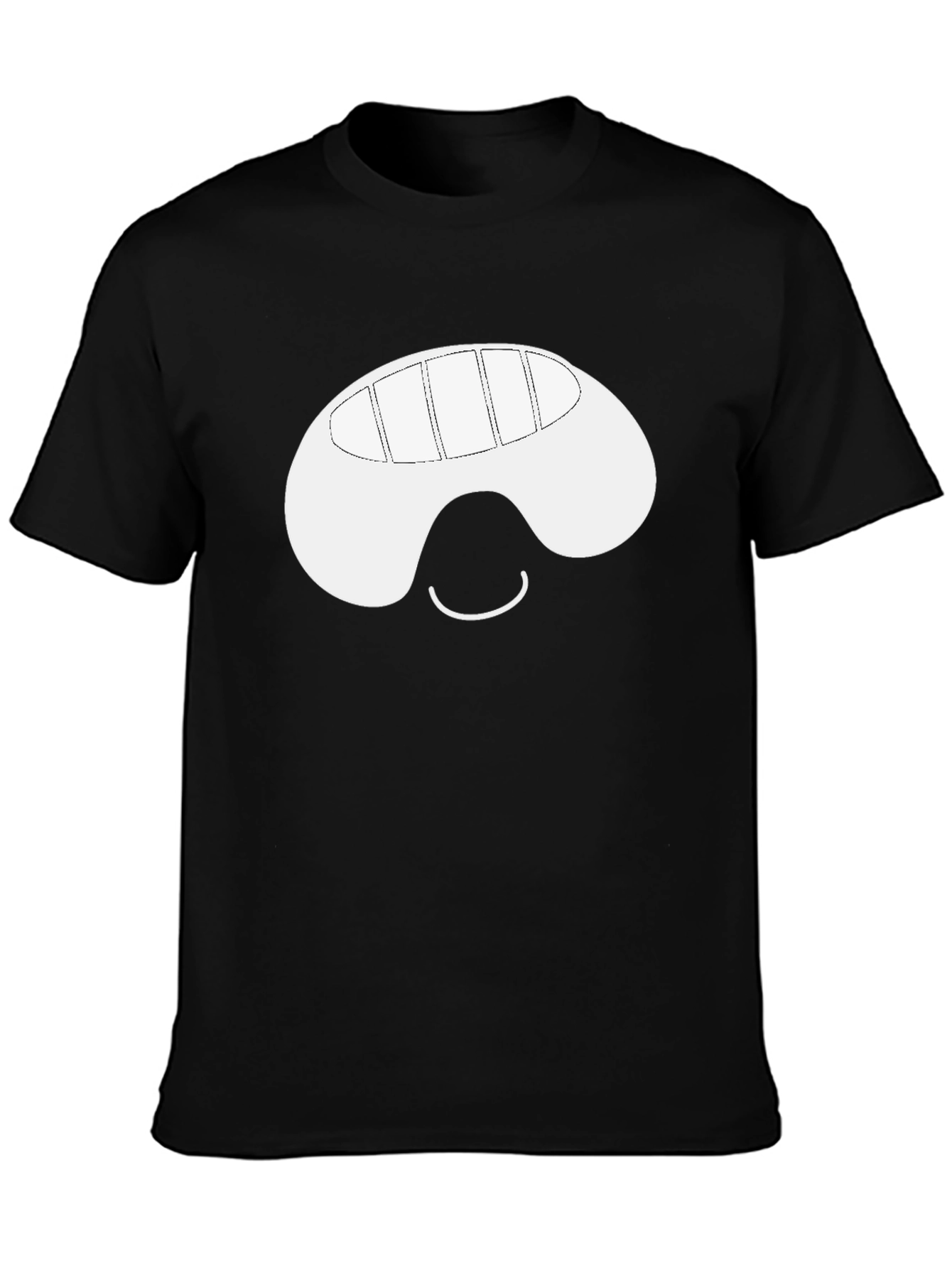 Funny Face Graphic Black T-Shirt