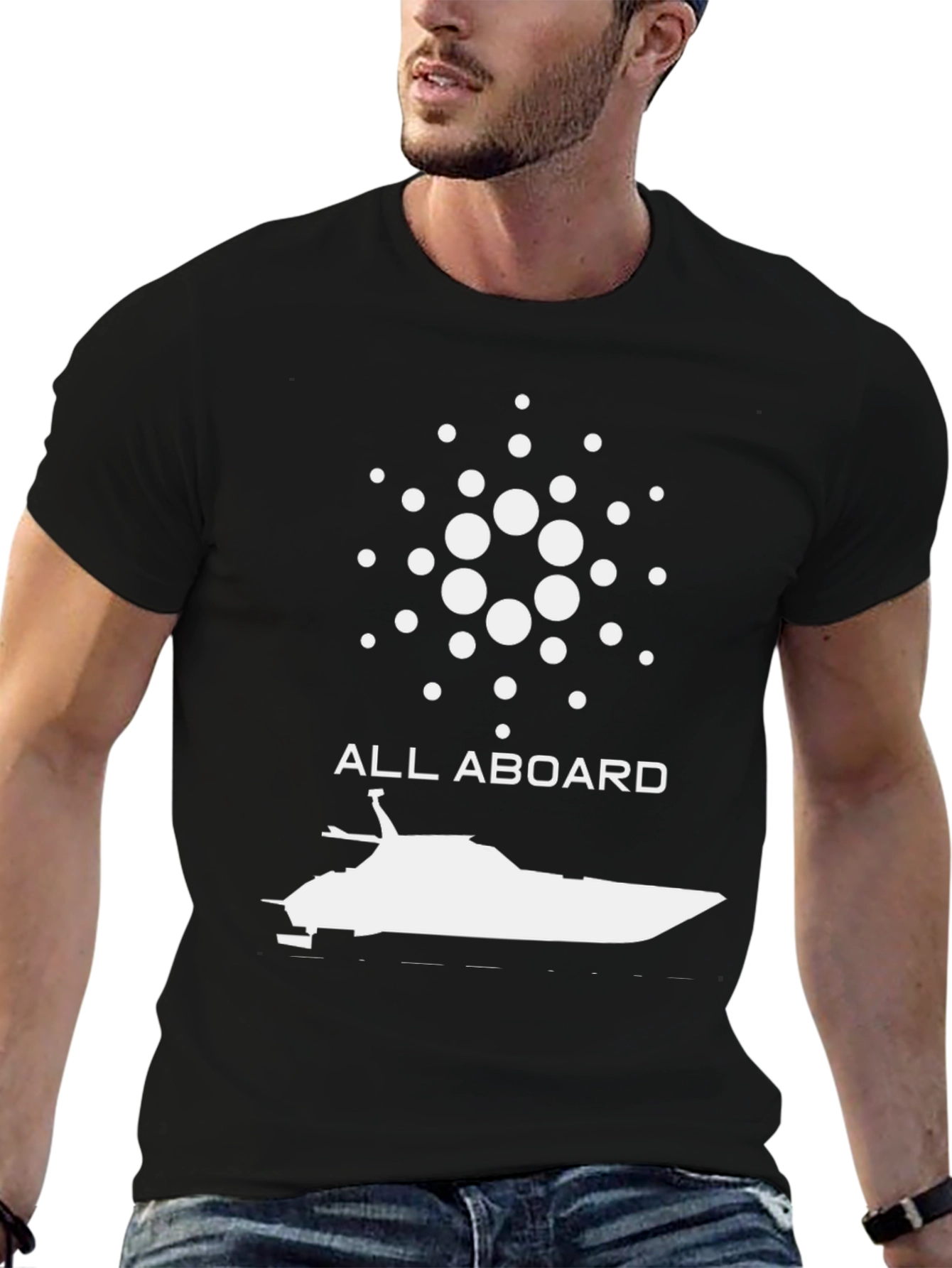 All Aboard ADA Yacht T-Shirt - Crypto Cardano
