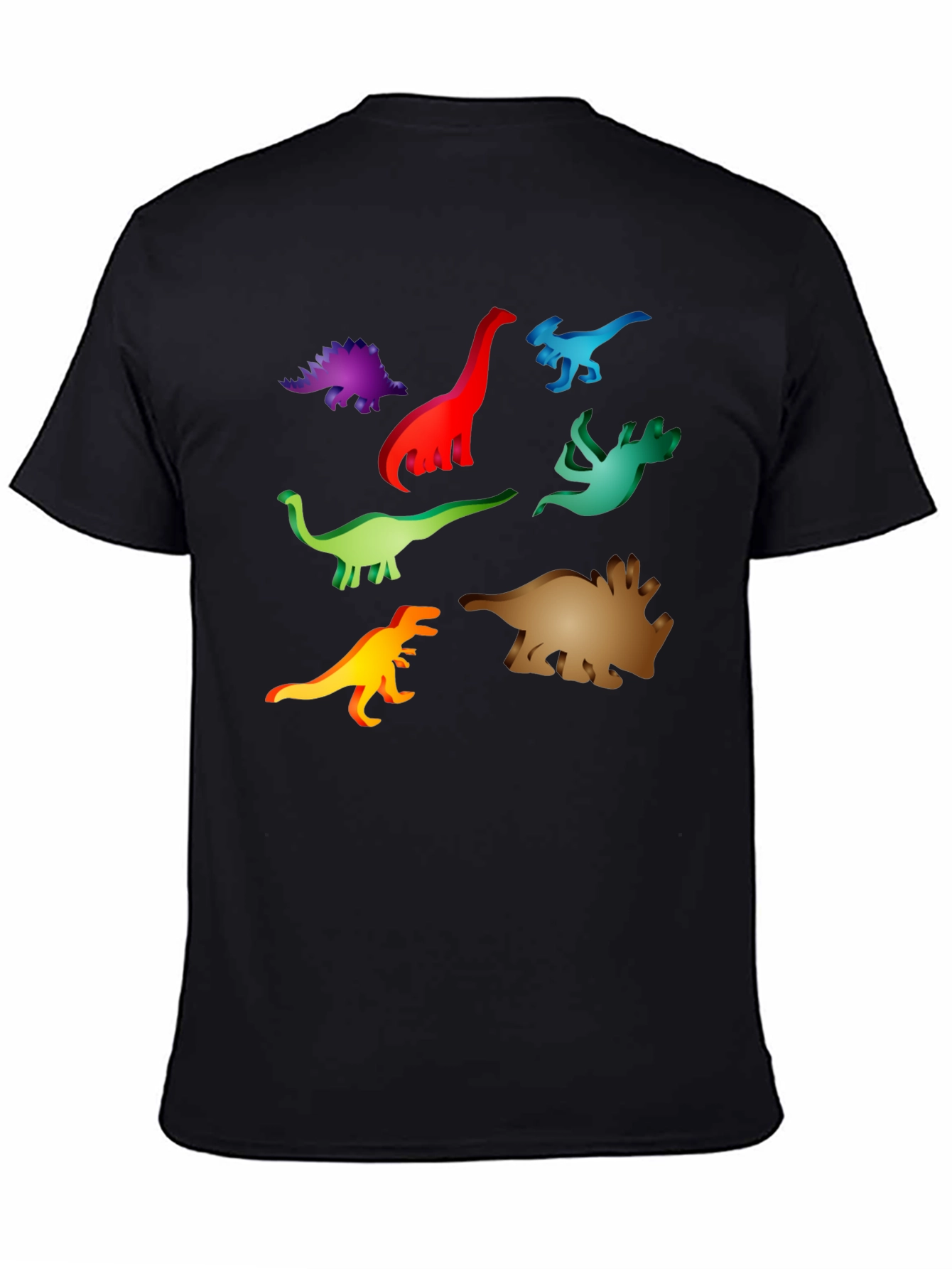 Dinosaur Graphic Black T-Shirt
