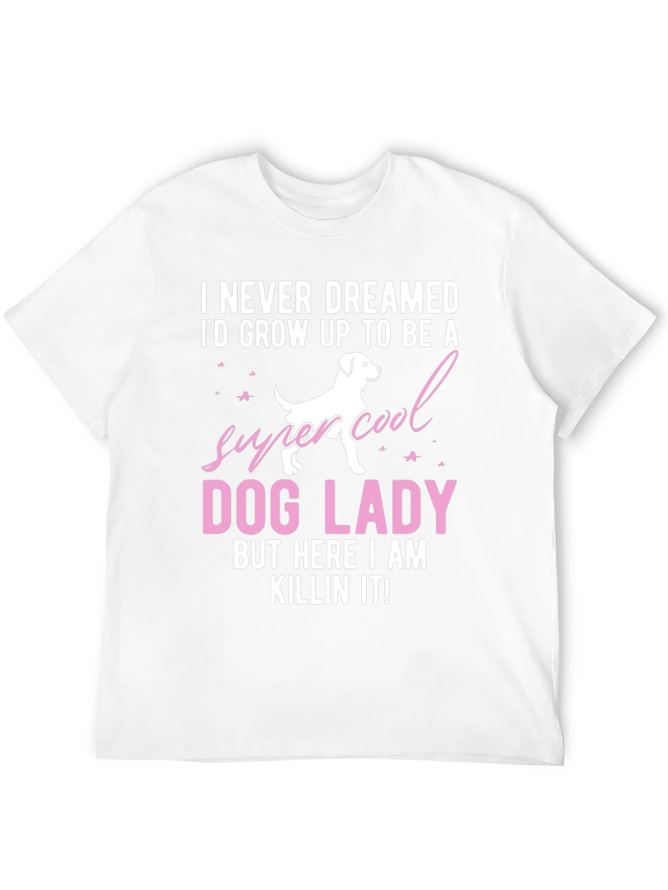 Super Cool Dog Lady T-Shirt - Novelty Graphic Tee