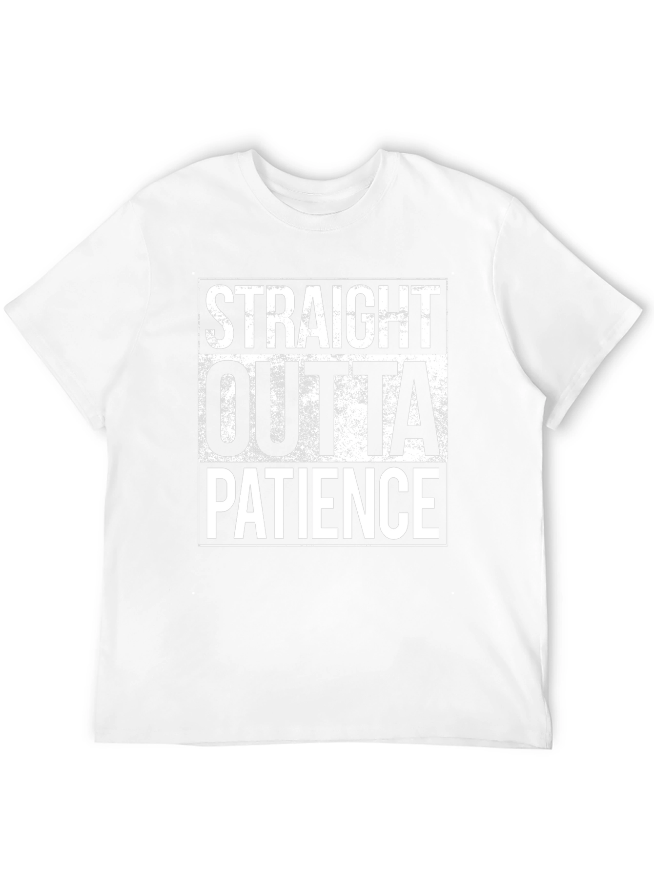 Straight Outta Patience Graphic Tee - Black