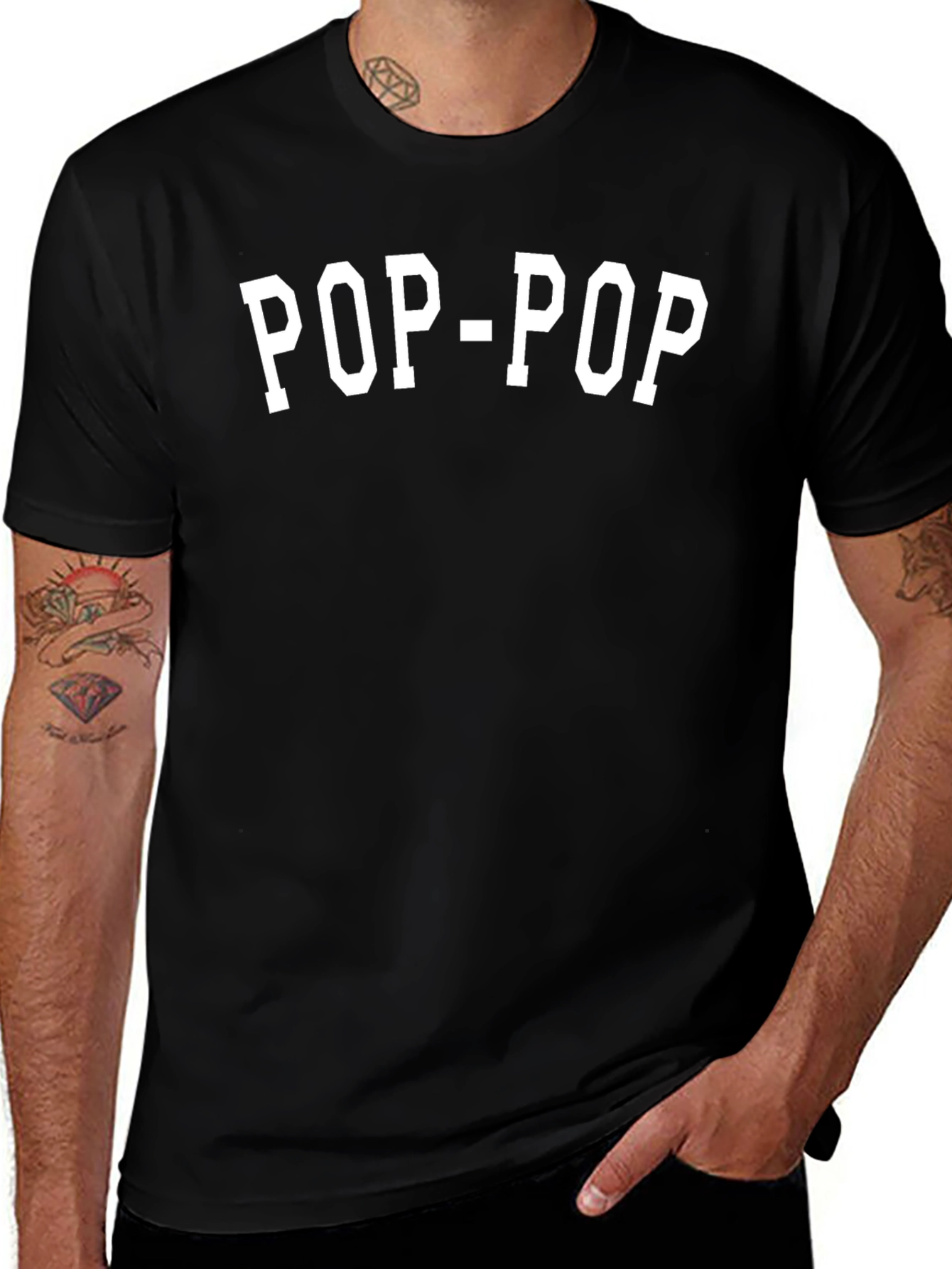 Pop-Pop T-Shirt - Cool Grandfather Tee