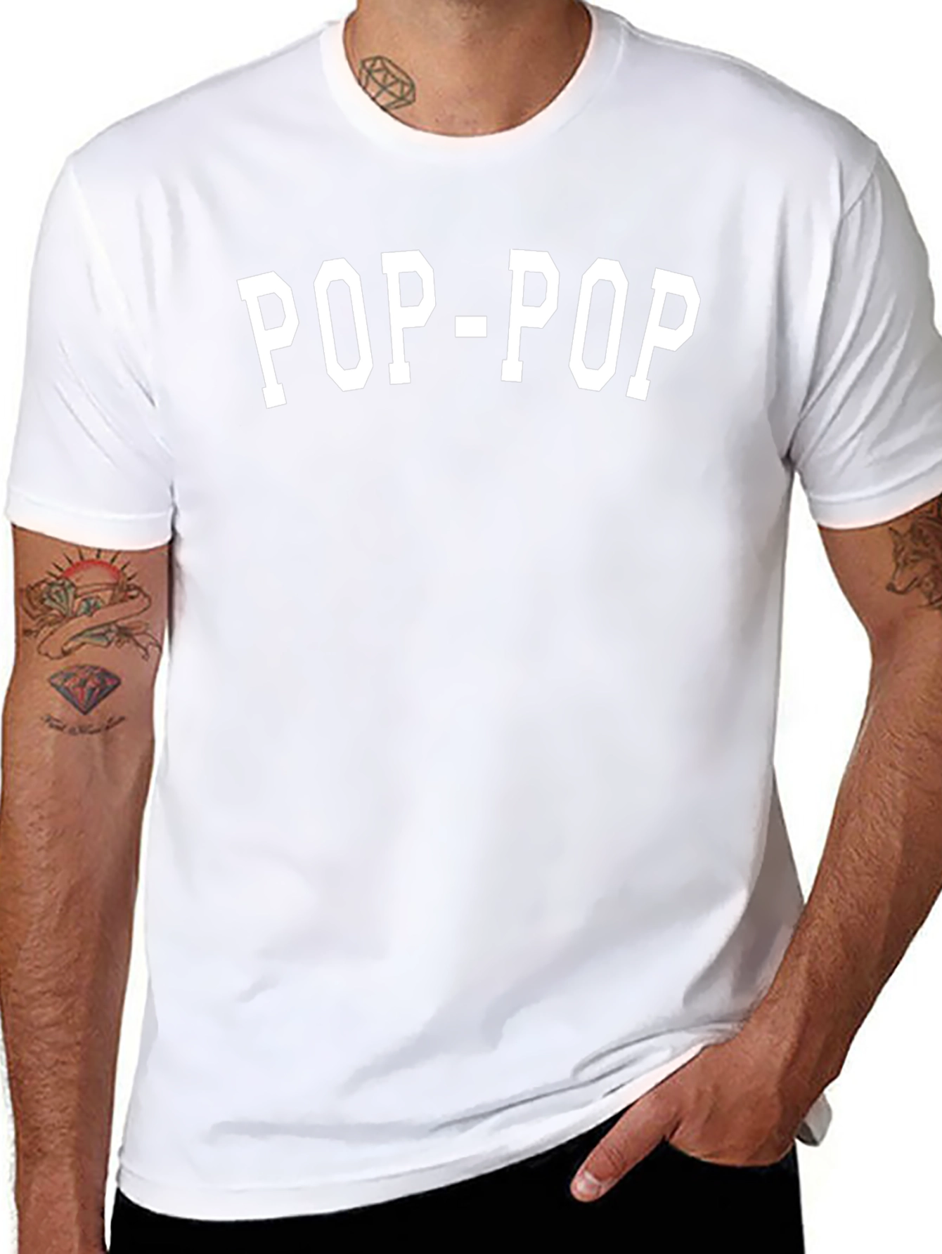 Pop-Pop T-Shirt - Cool Grandfather Tee