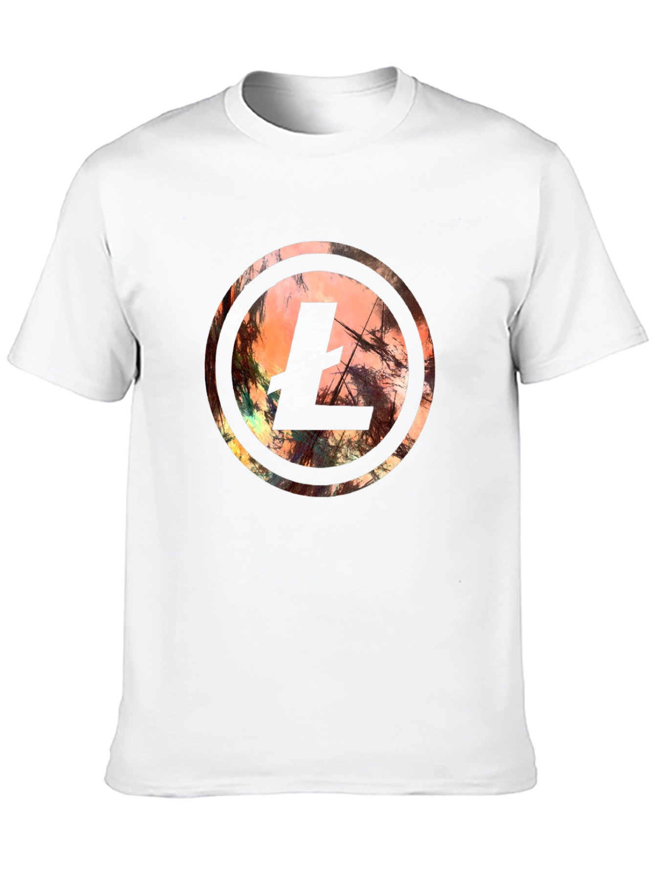 Abstract Litecoin Symbol Graphic Tee