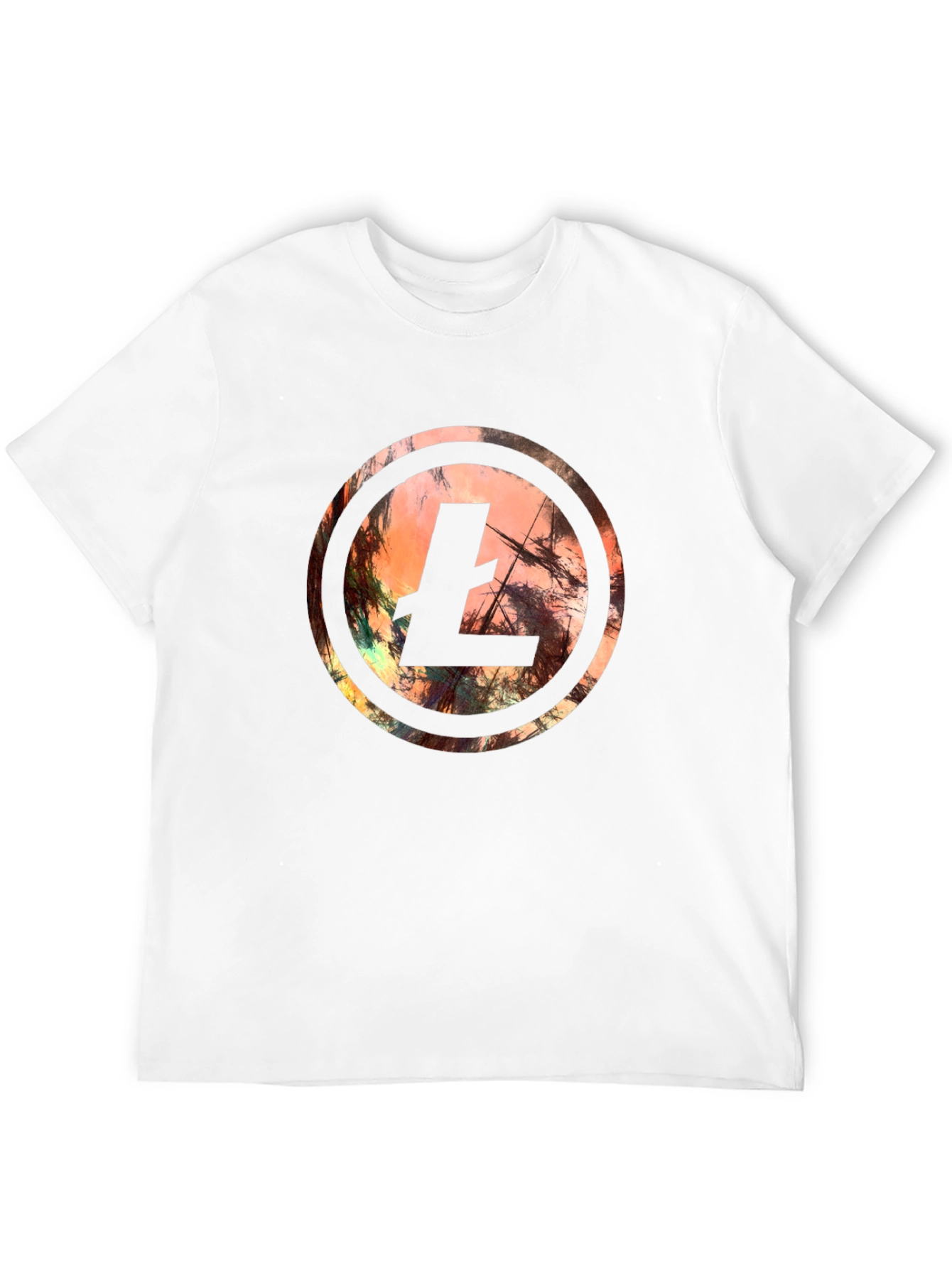 Abstract Litecoin Symbol Graphic Tee
