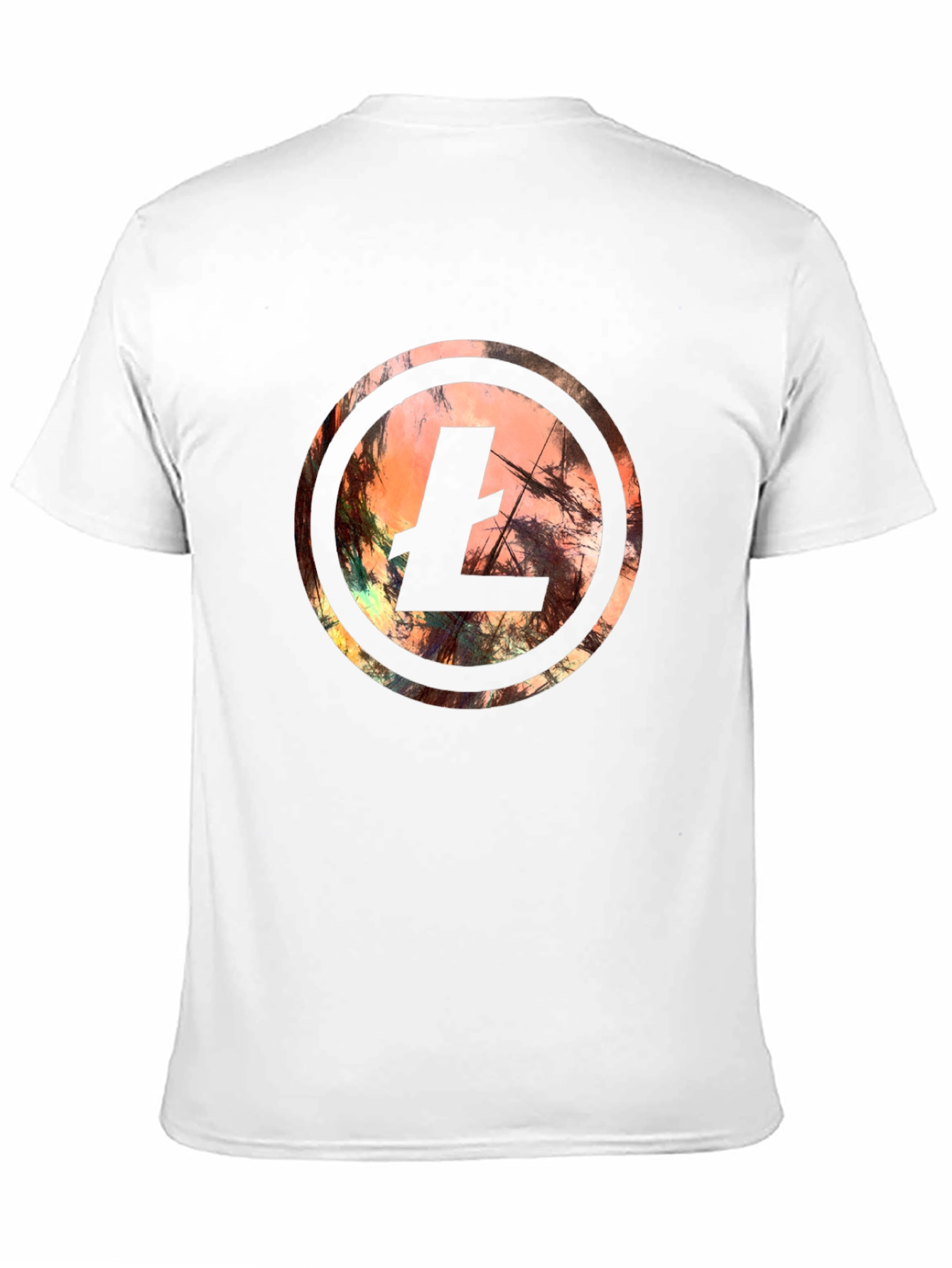 Abstract Litecoin Symbol Graphic Tee