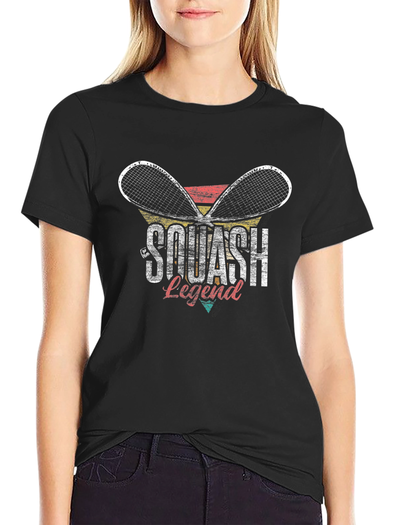 Squash Legend Black T-Shirt