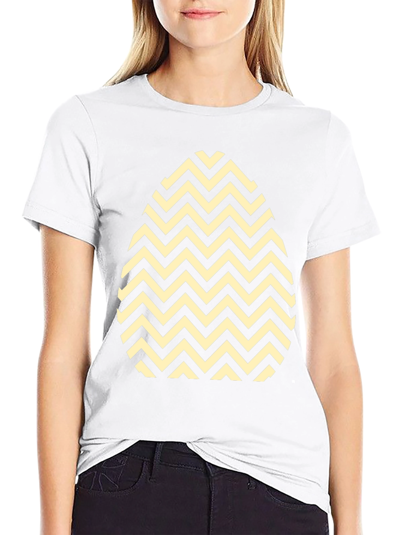 Easter Egg Chevron Pattern T-Shirt