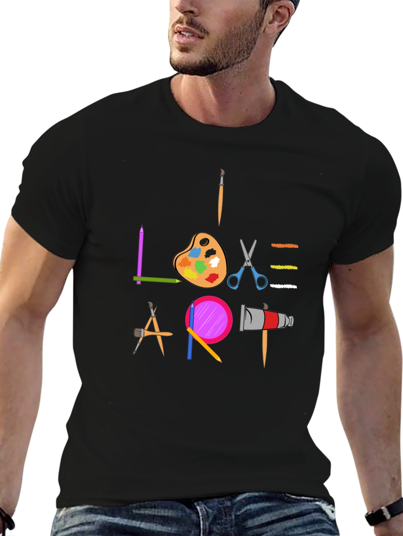 Love Art T-Shirt - Creative Design Tee