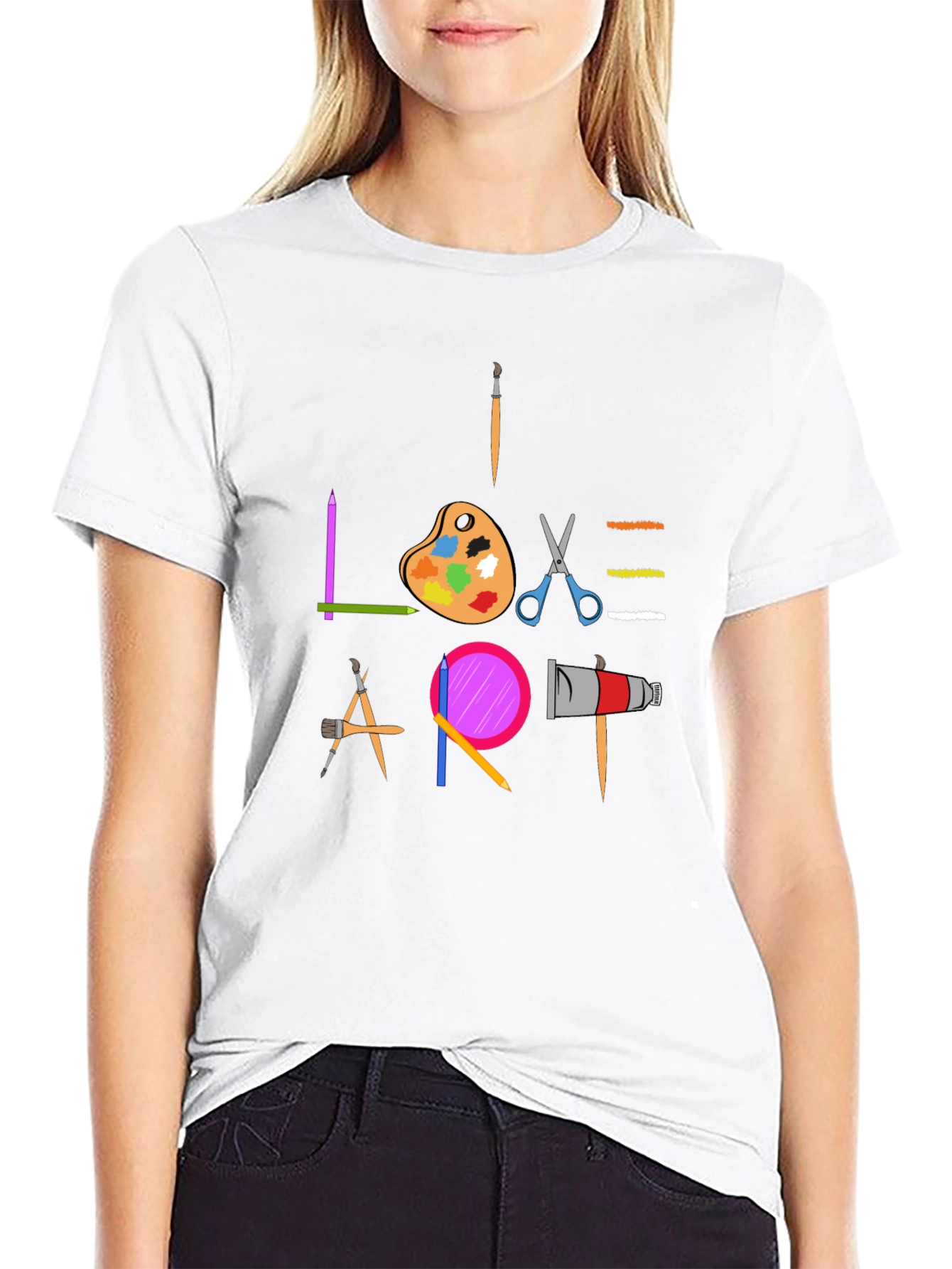 Love Art T-Shirt - Creative Design Tee