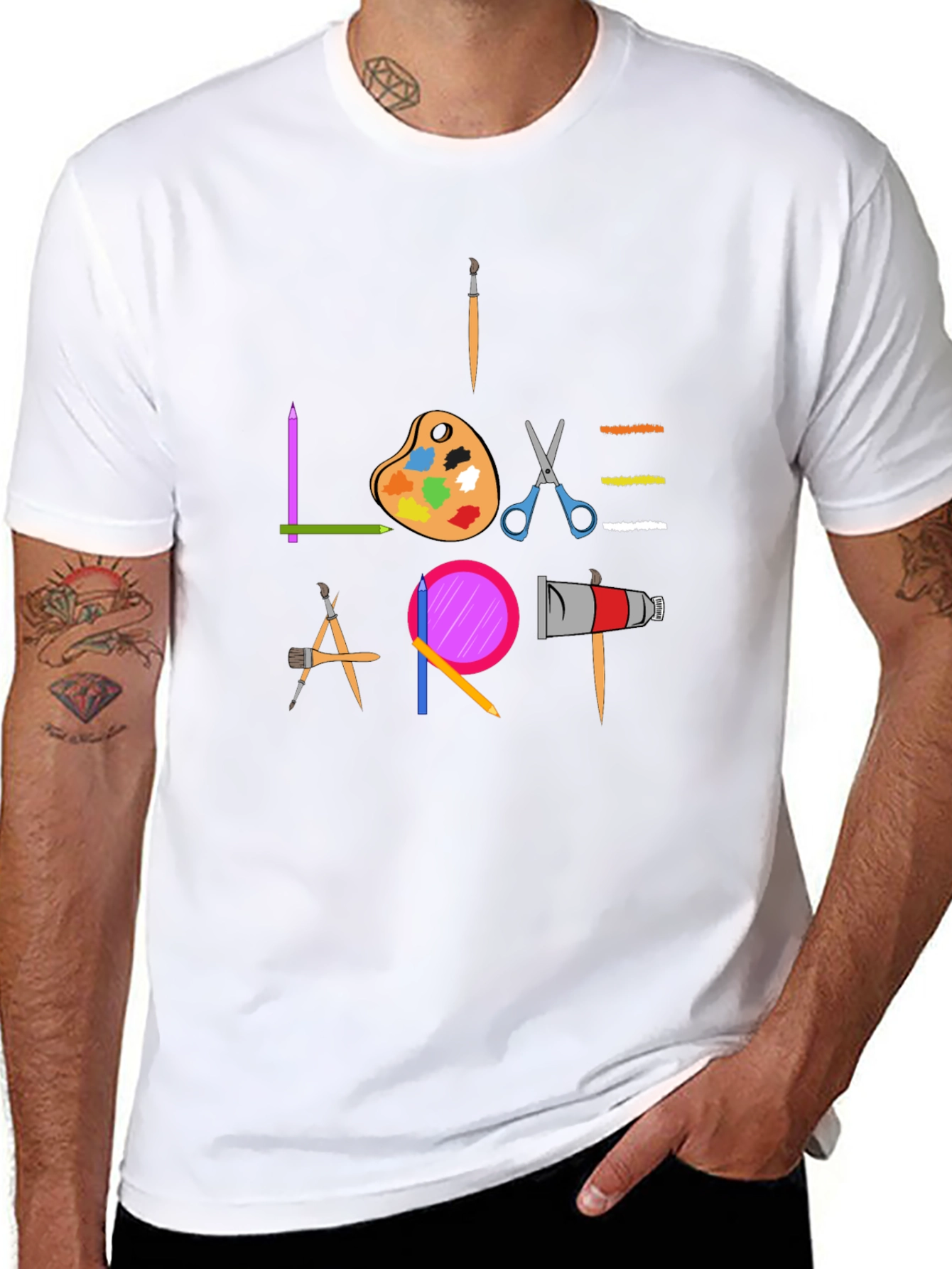 Love Art T-Shirt - Creative Design Tee