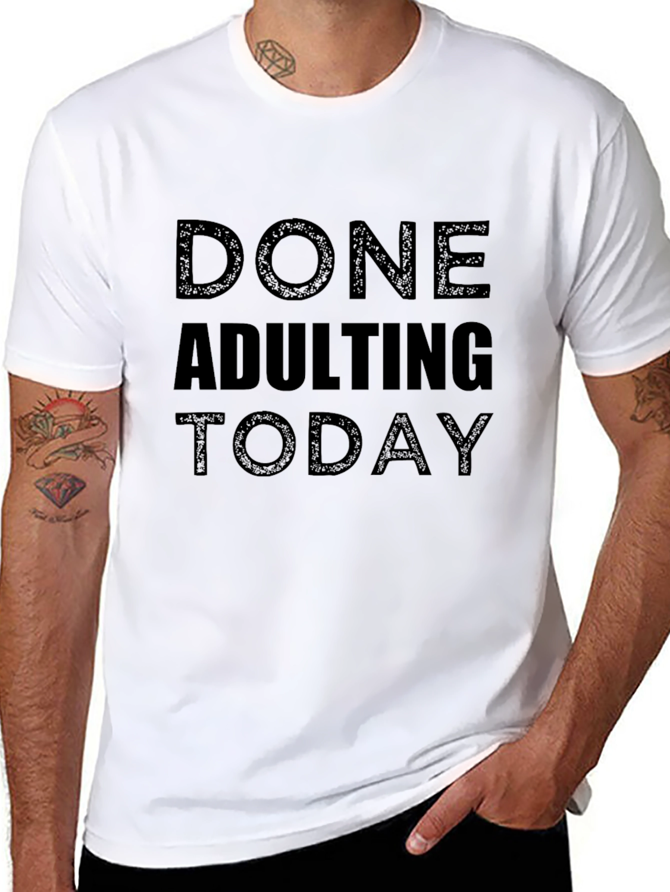Done Adulting Today - Funny Graphic Tee