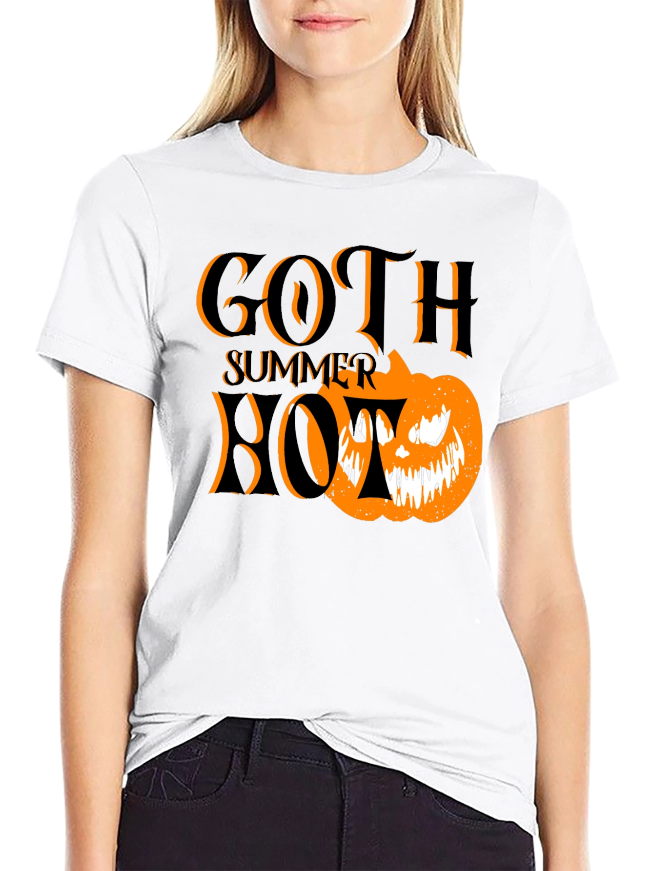 Goth Summer Boo Halloween T-Shirt